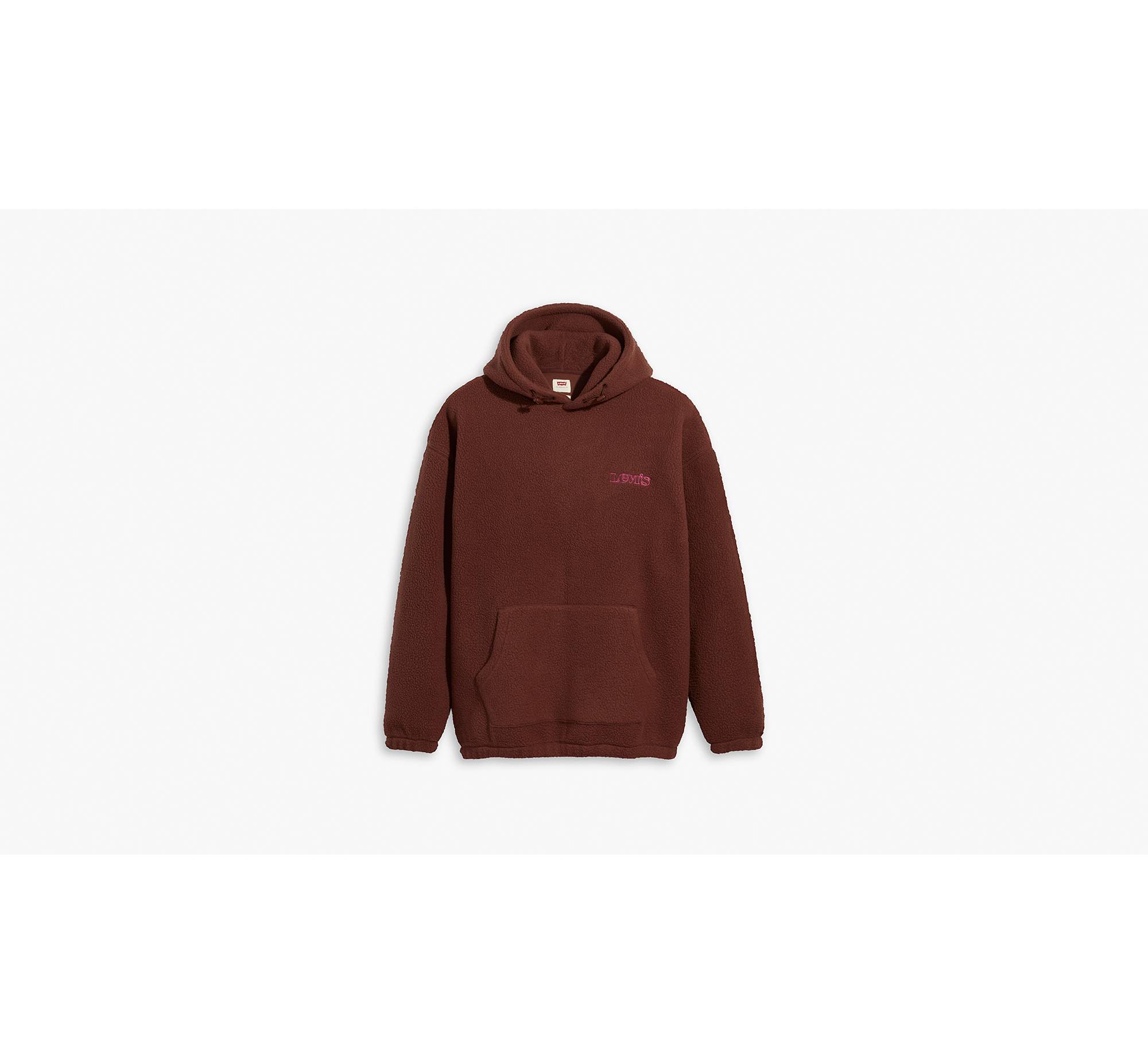 lv hoodie brown