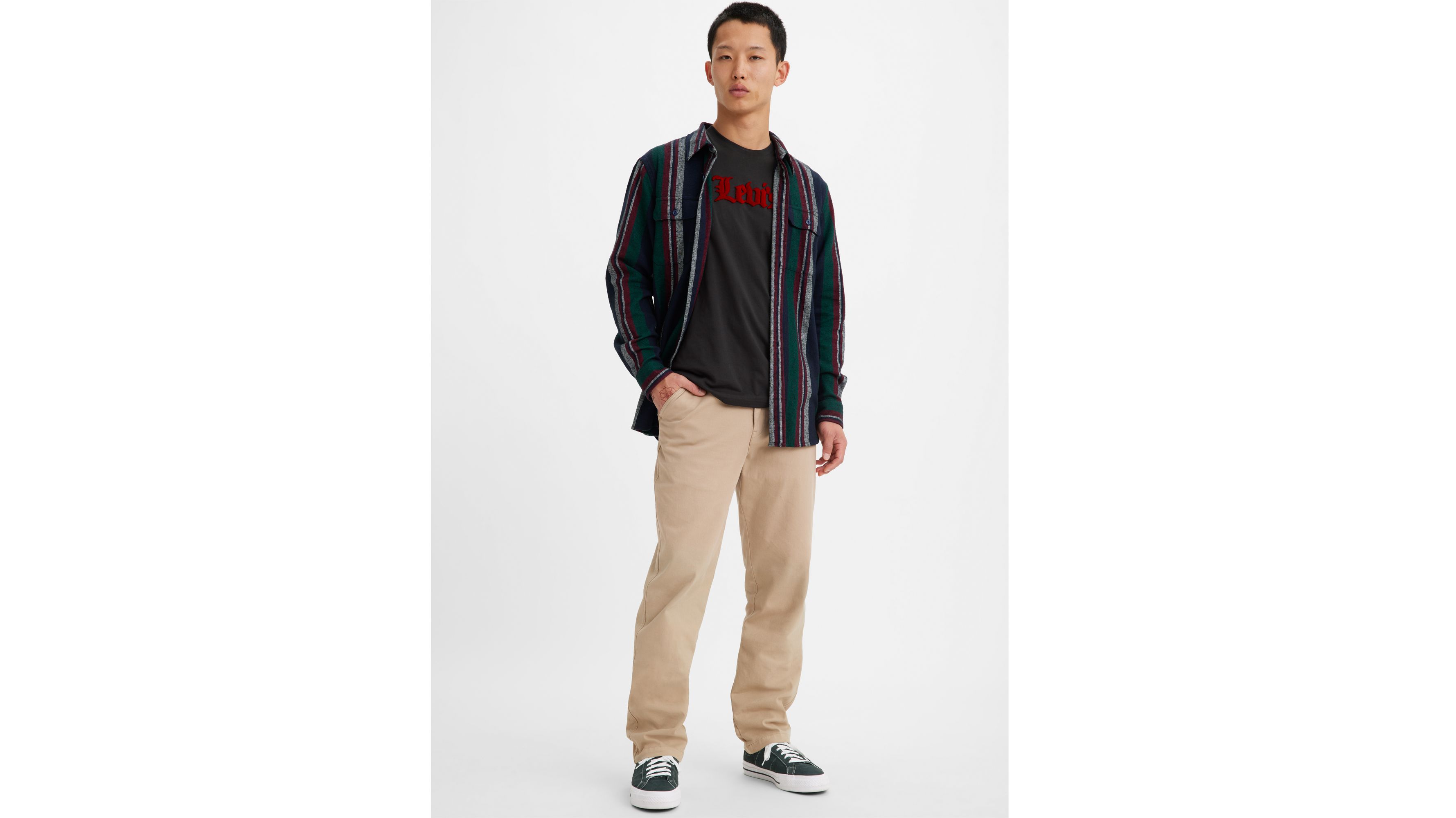 XX Chino EZ-Waist Tapered Pants 1