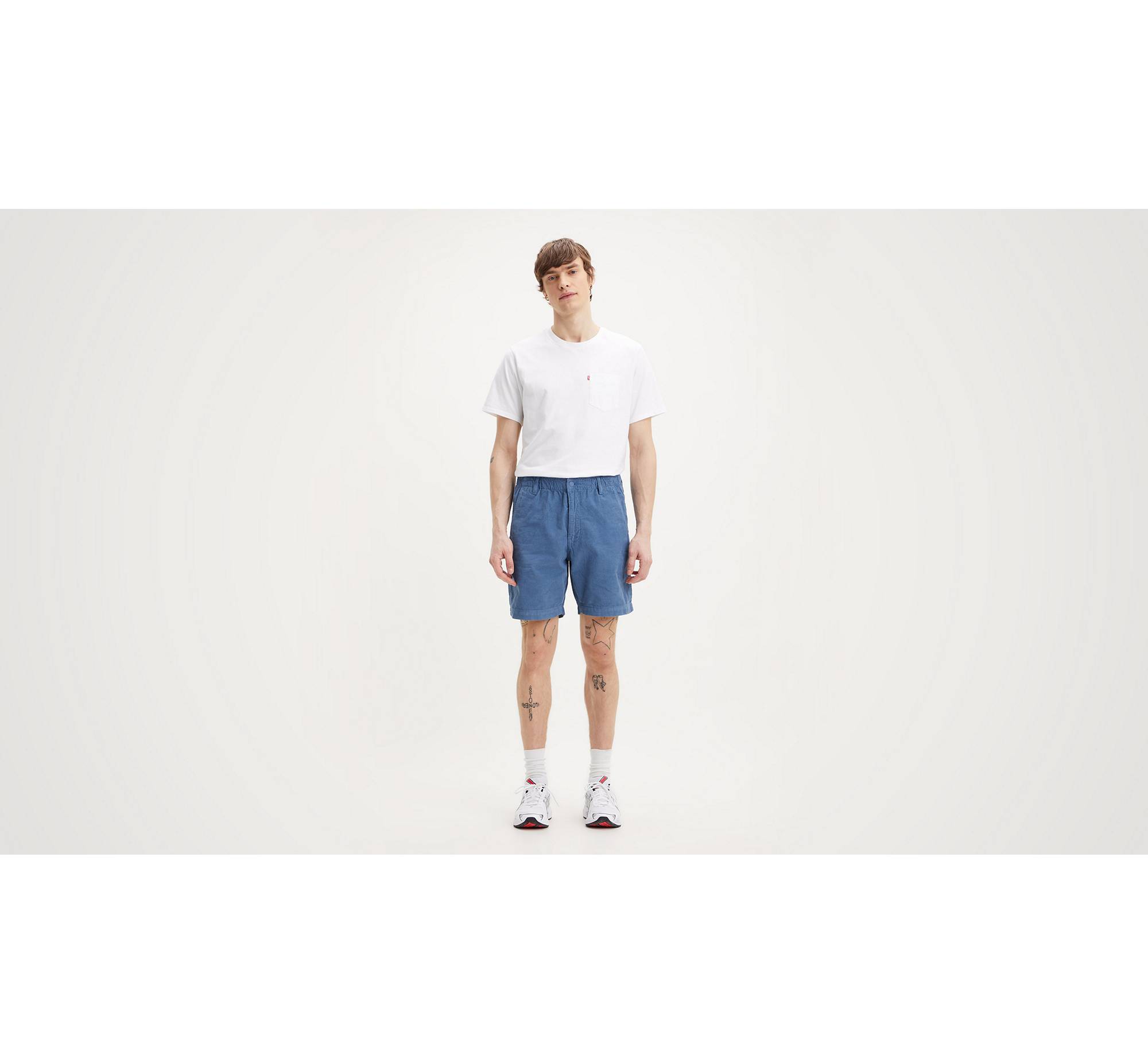 Levi's® Xx Chino Ez Waist Corduroy 8 Men's Shorts - Blue