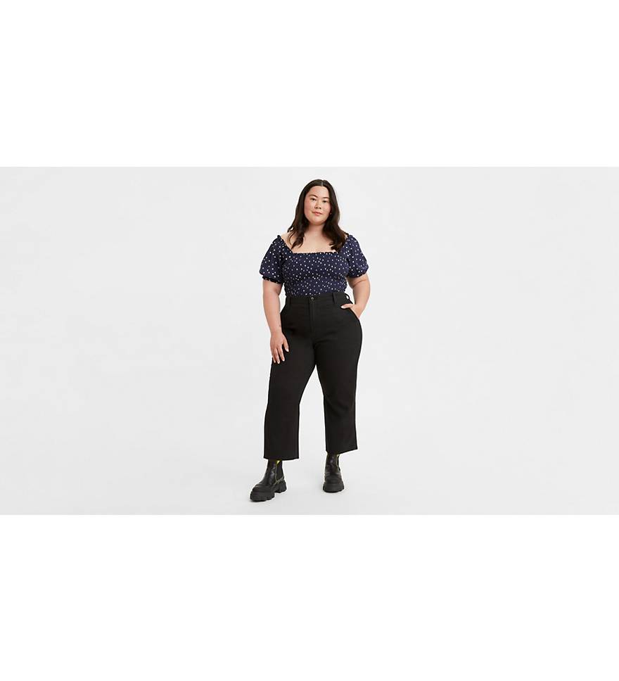 Surplus Straight Women's Pants (plus Size) - Black | Levi's® US