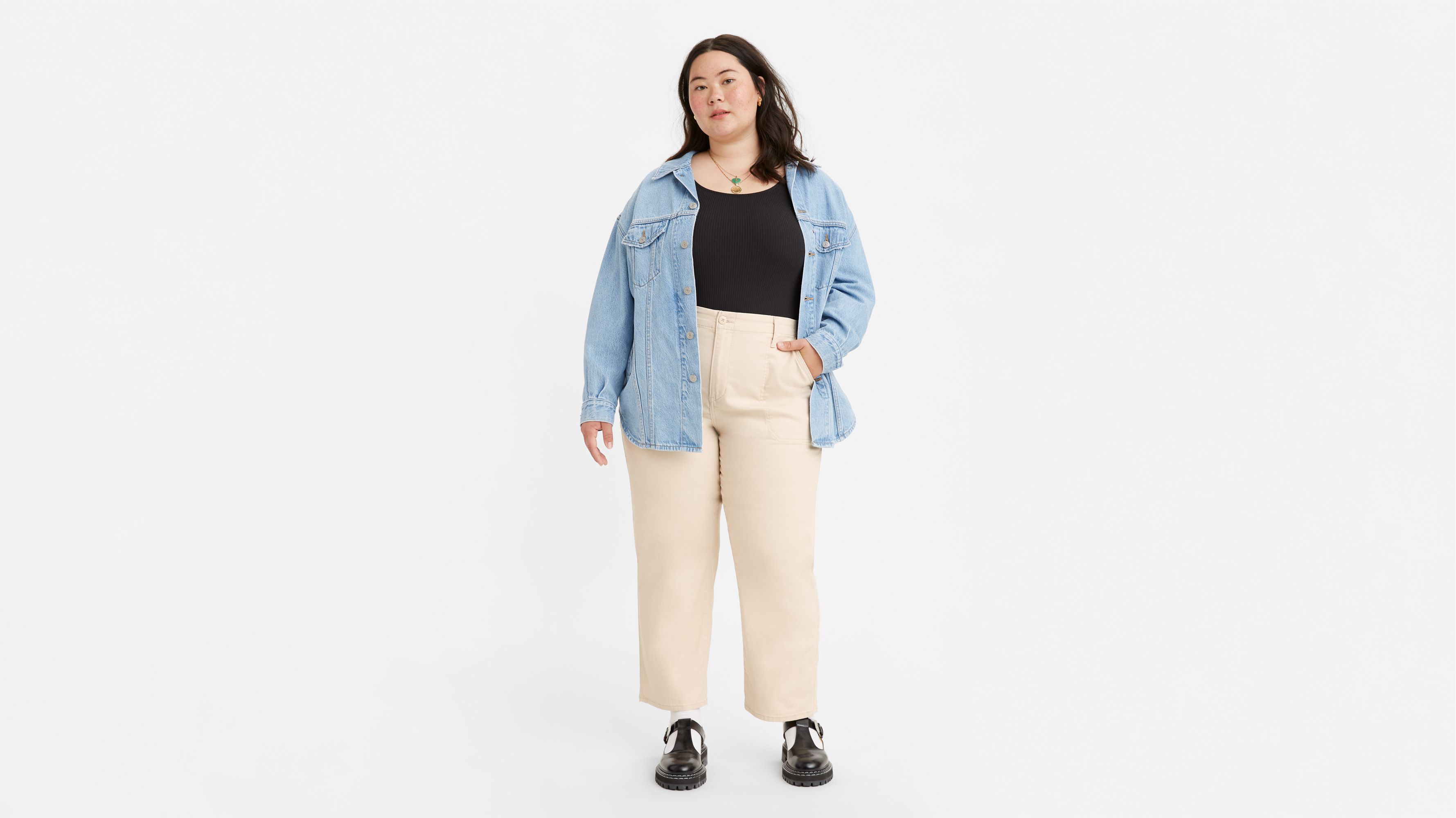 Surplus Straight Women's Pants (plus Size) - Brown | Levi's® US