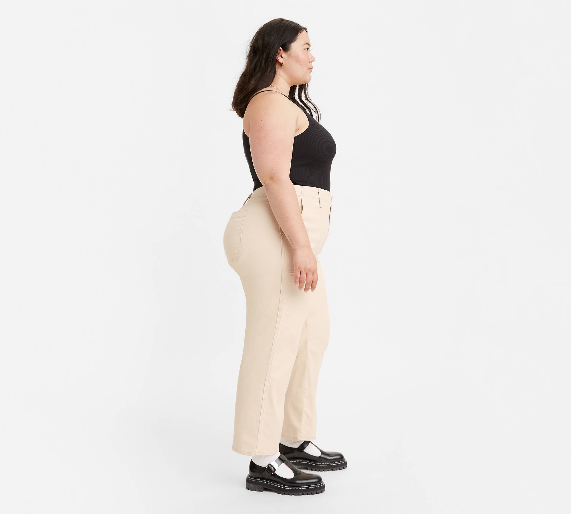Surplus Straight Women's Pants (plus Size) - Brown