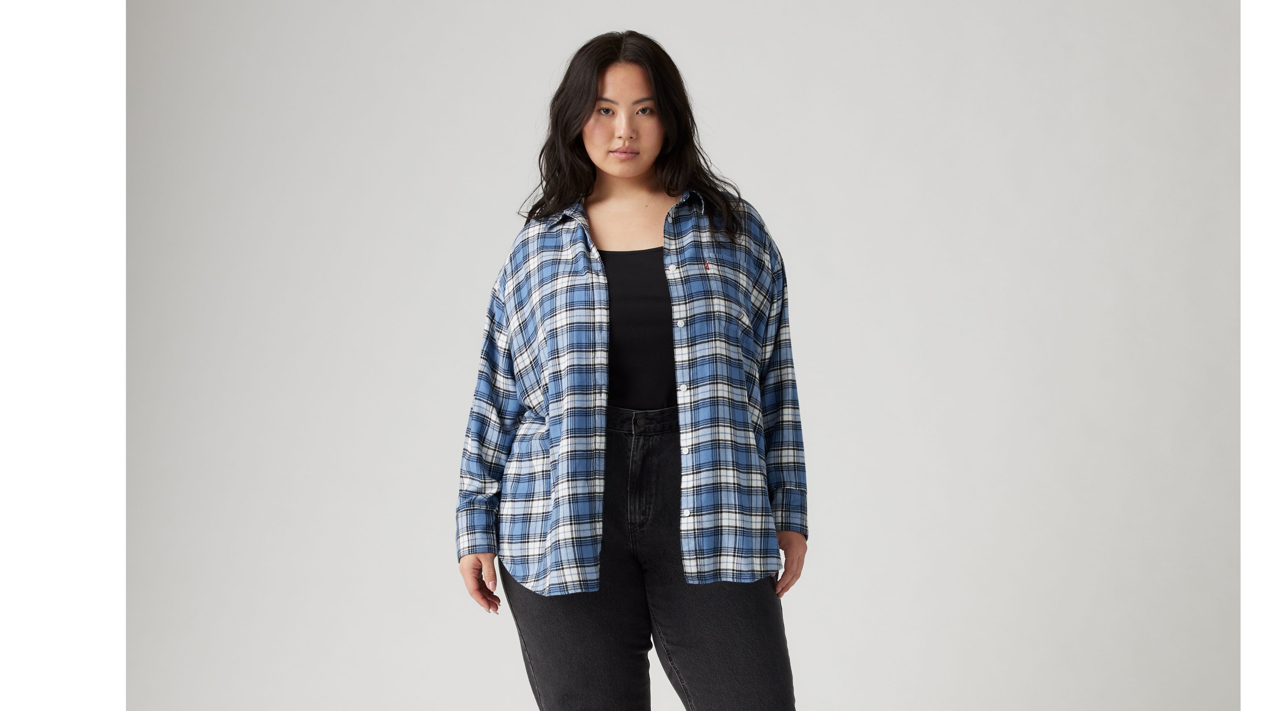 Henri Flannel Shirt (Plus Size) 1