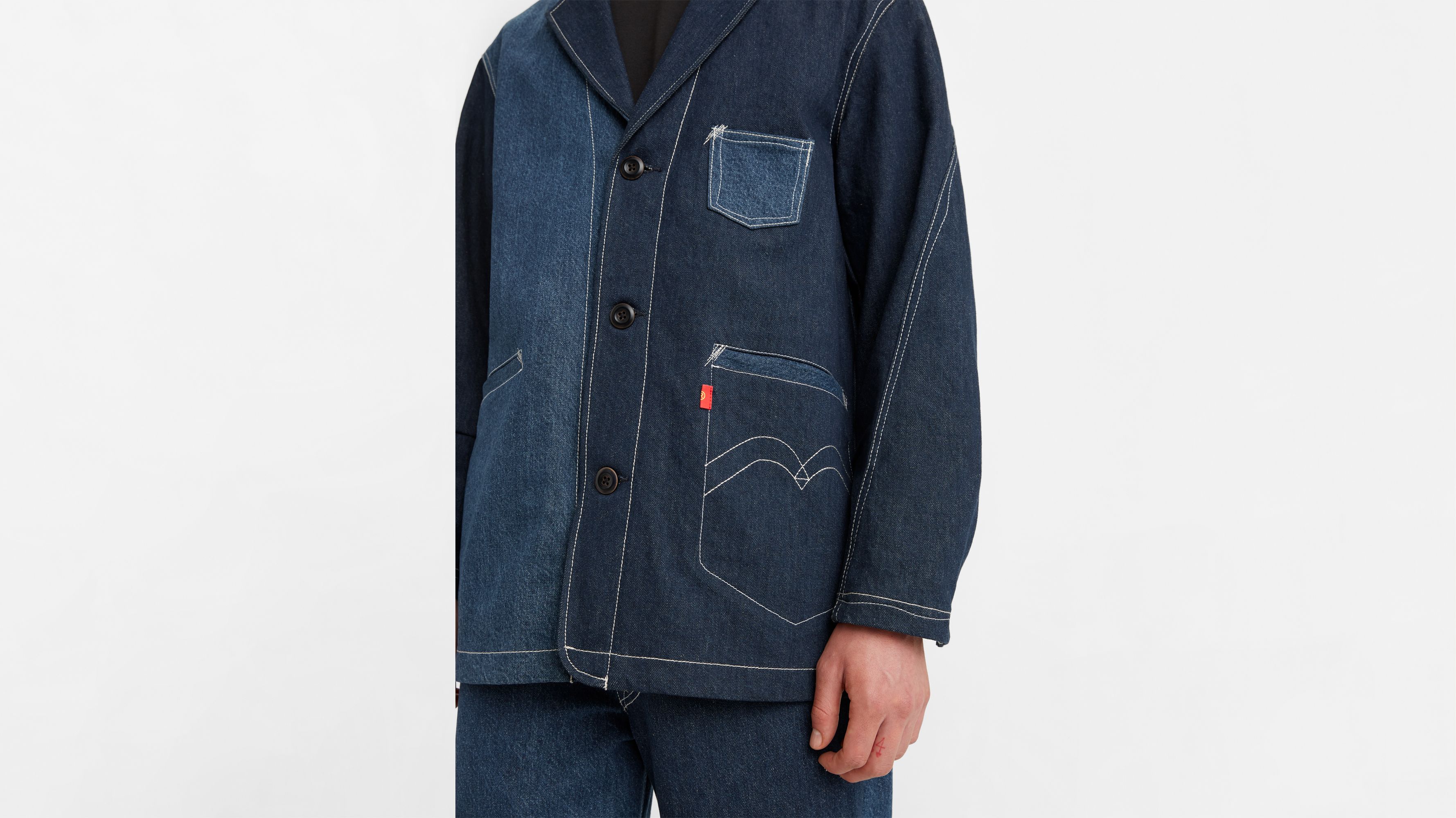 Denim Sack Coat