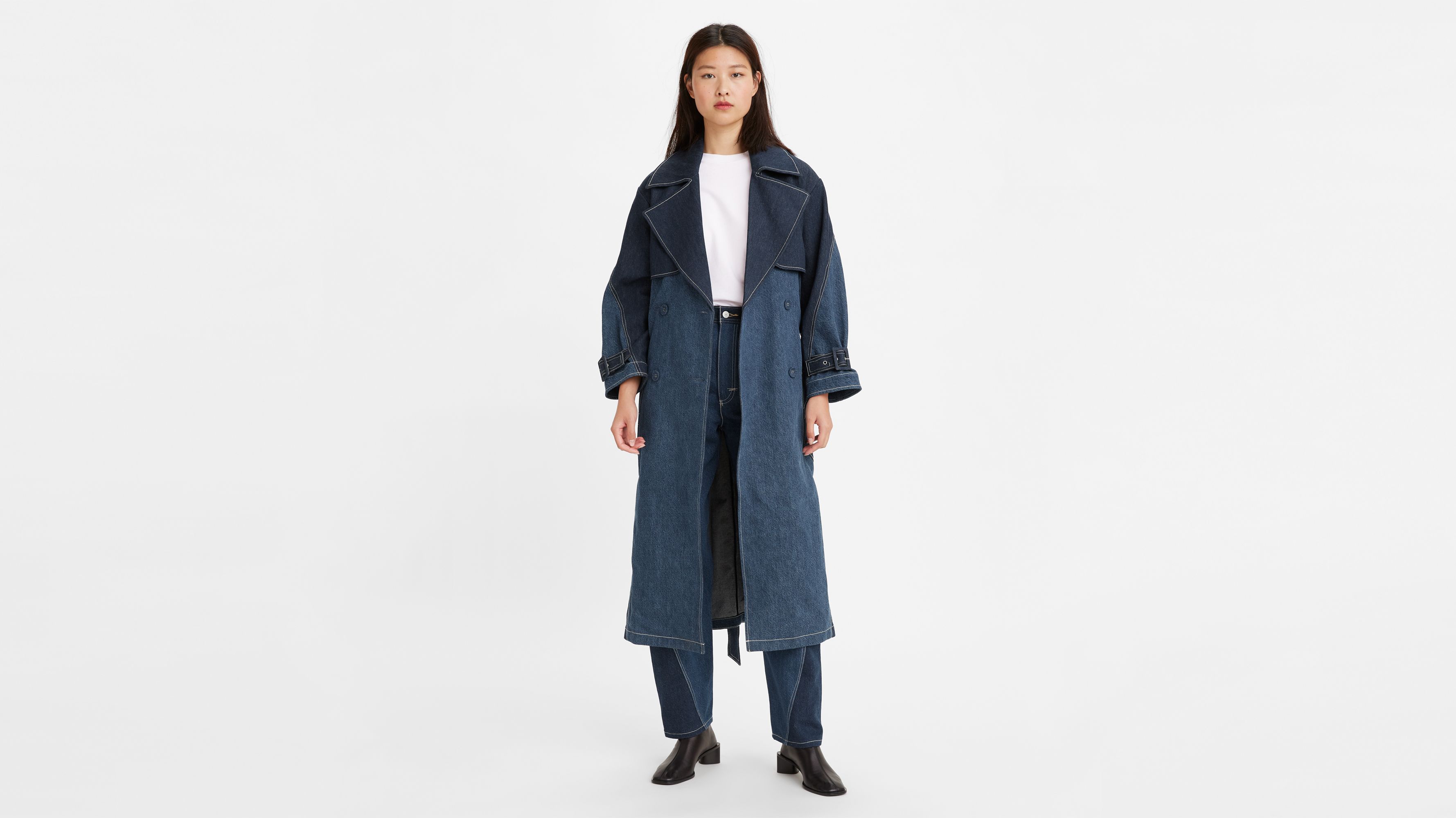 Levis denim deals trench coat