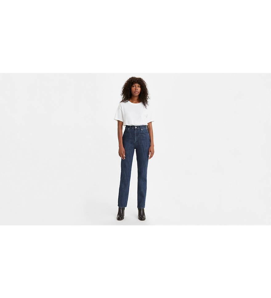 Levi's® Wellthread® 70's High Rise Straight Fit Women's Jeans - Dark ...
