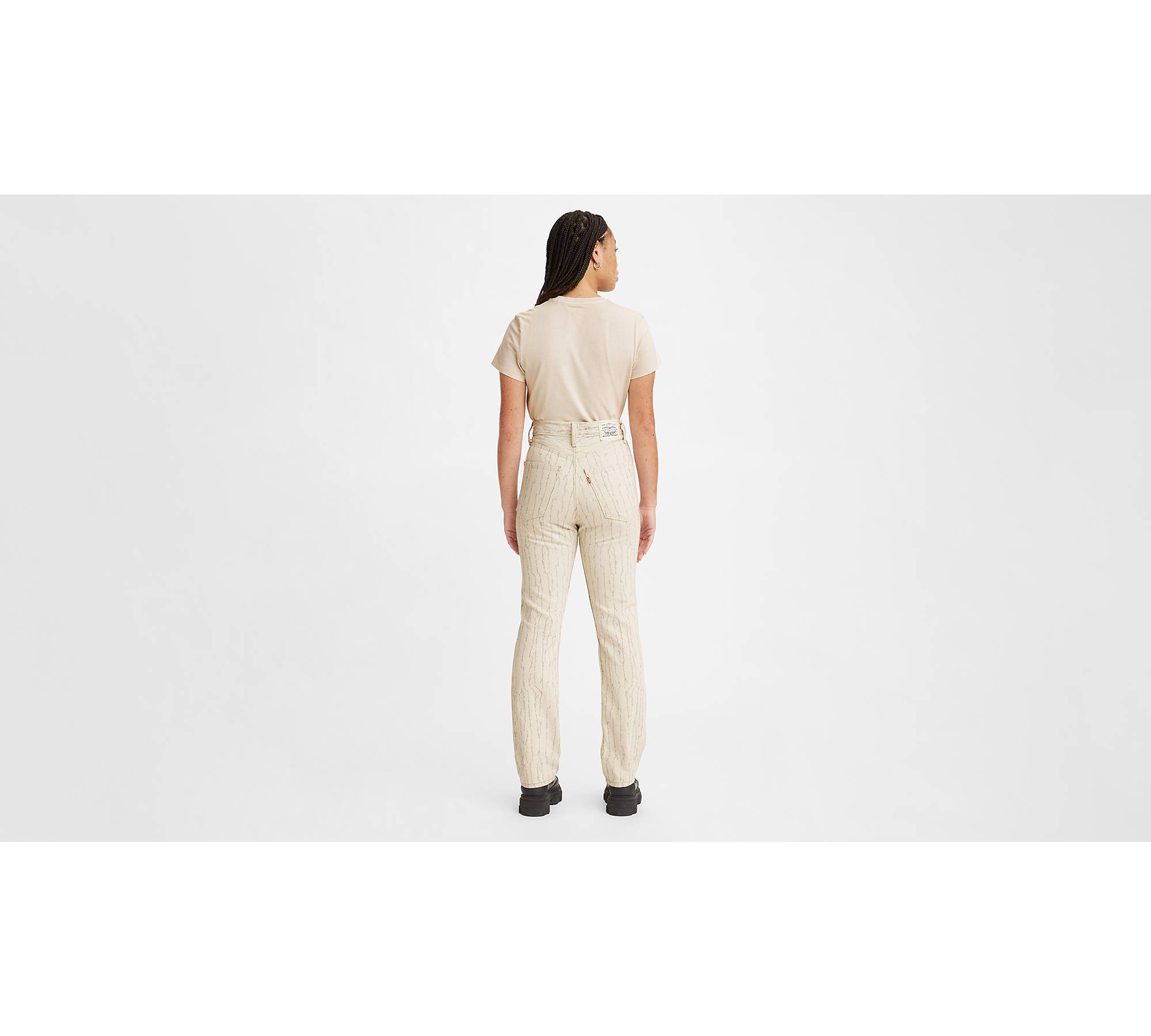 Levi's® Wellthread® '70s High Straight Jeans - White | Levi's® IE