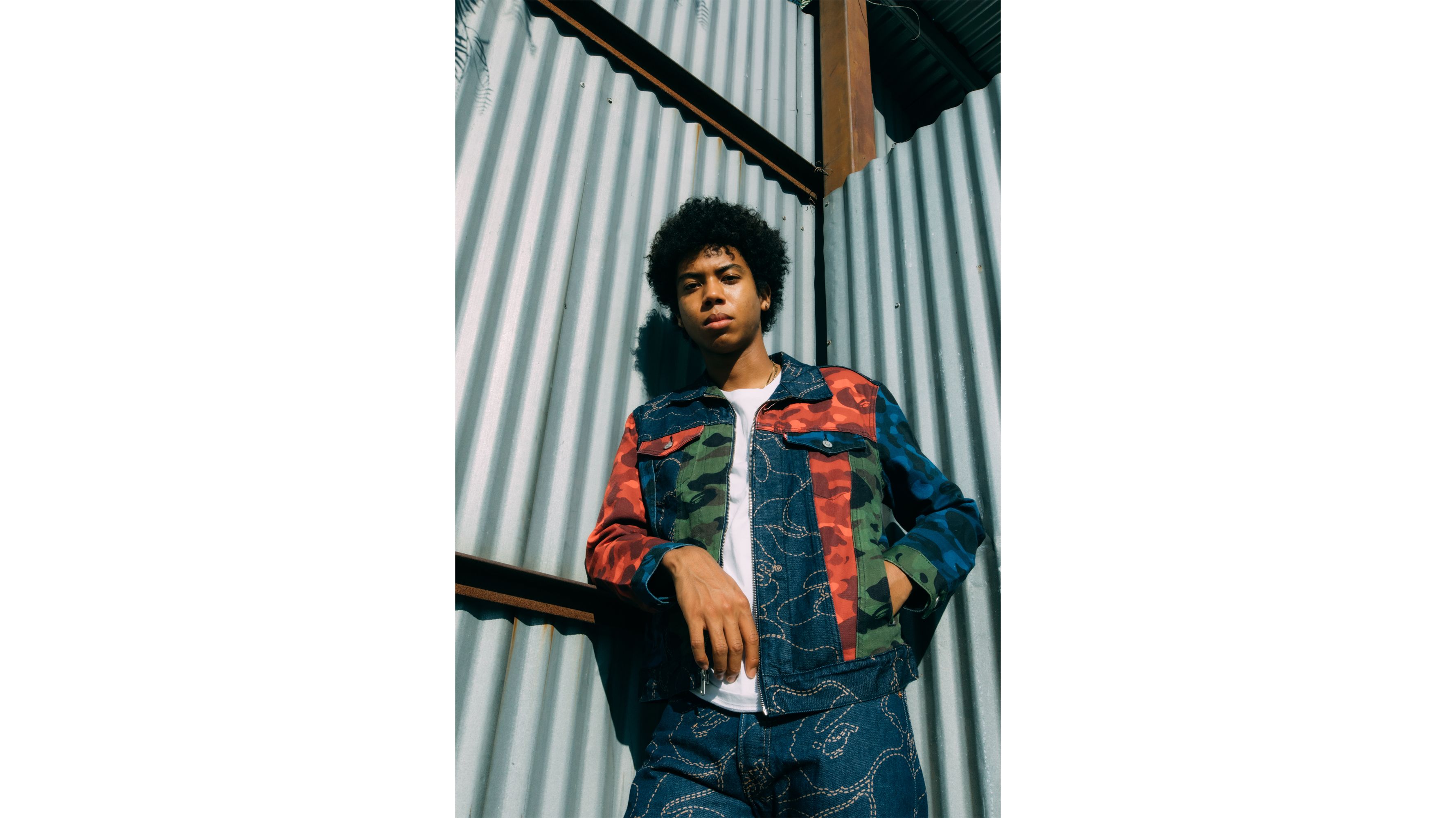 Levi's® X Bape Zipped Trucker Jacket - Multi-color | Levi's® US