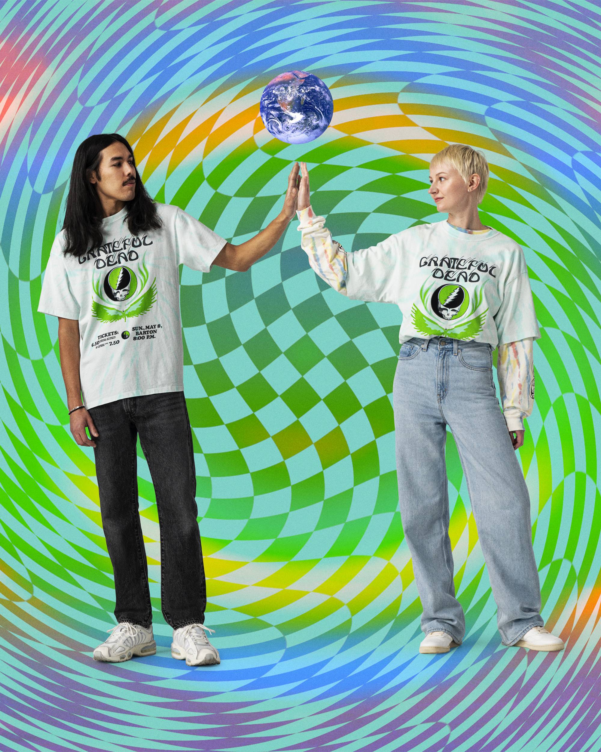 Levi's® X Grateful Dead Short Sleeve Graphic T-shirt - Green Levi's® X Grateful Dead Short Sleeve Graphic T-shirt - Green
