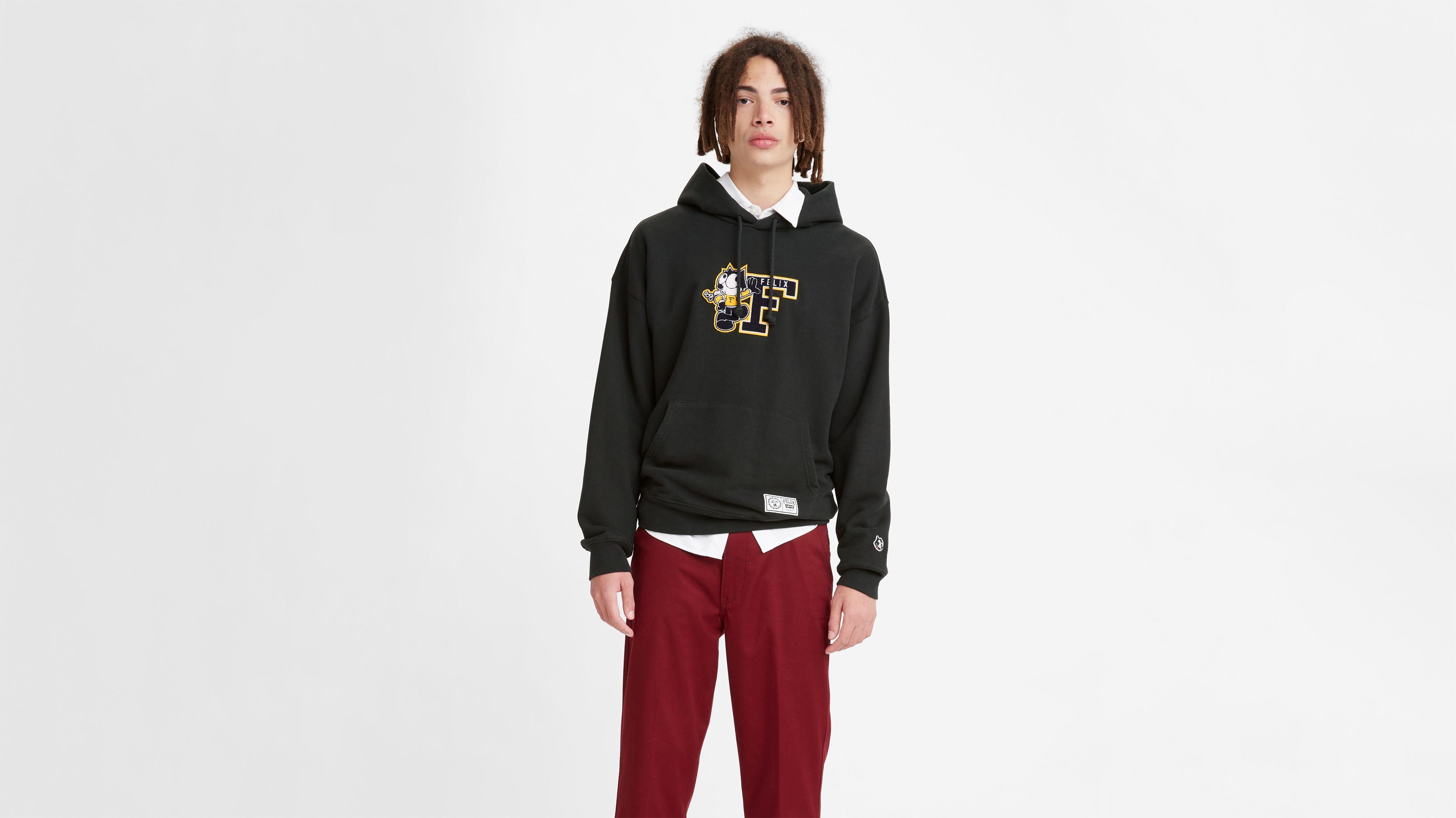 Levi's® X Felix The Cat™ Graphic Hoodie Sweatshirt - Black | Levi's® US