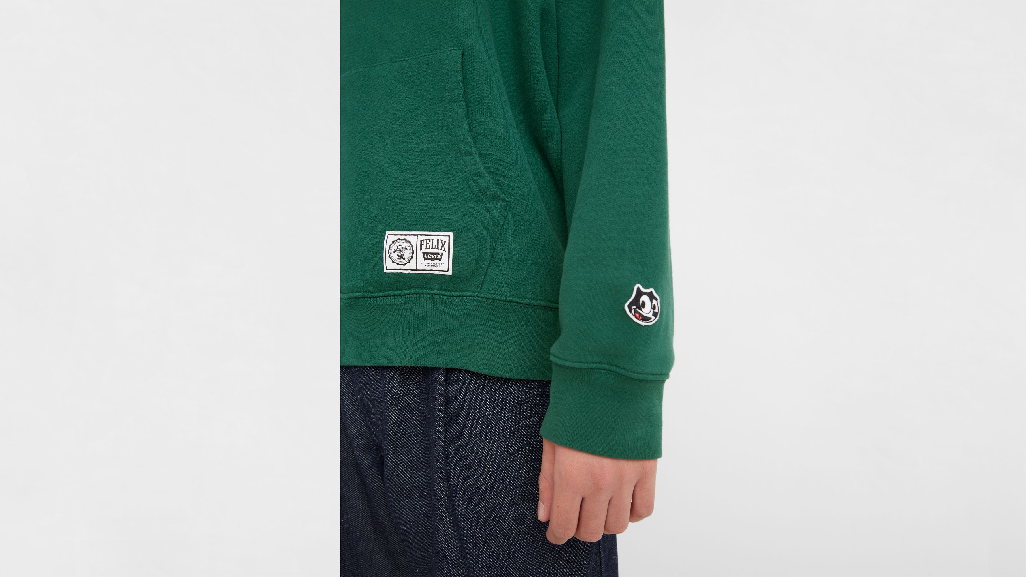Levi's® X Felix The Cat™ Graphic Hoodie Sweatshirt - Green Levi's® X Felix The Cat™ Graphic Hoodie Sweatshirt - Green