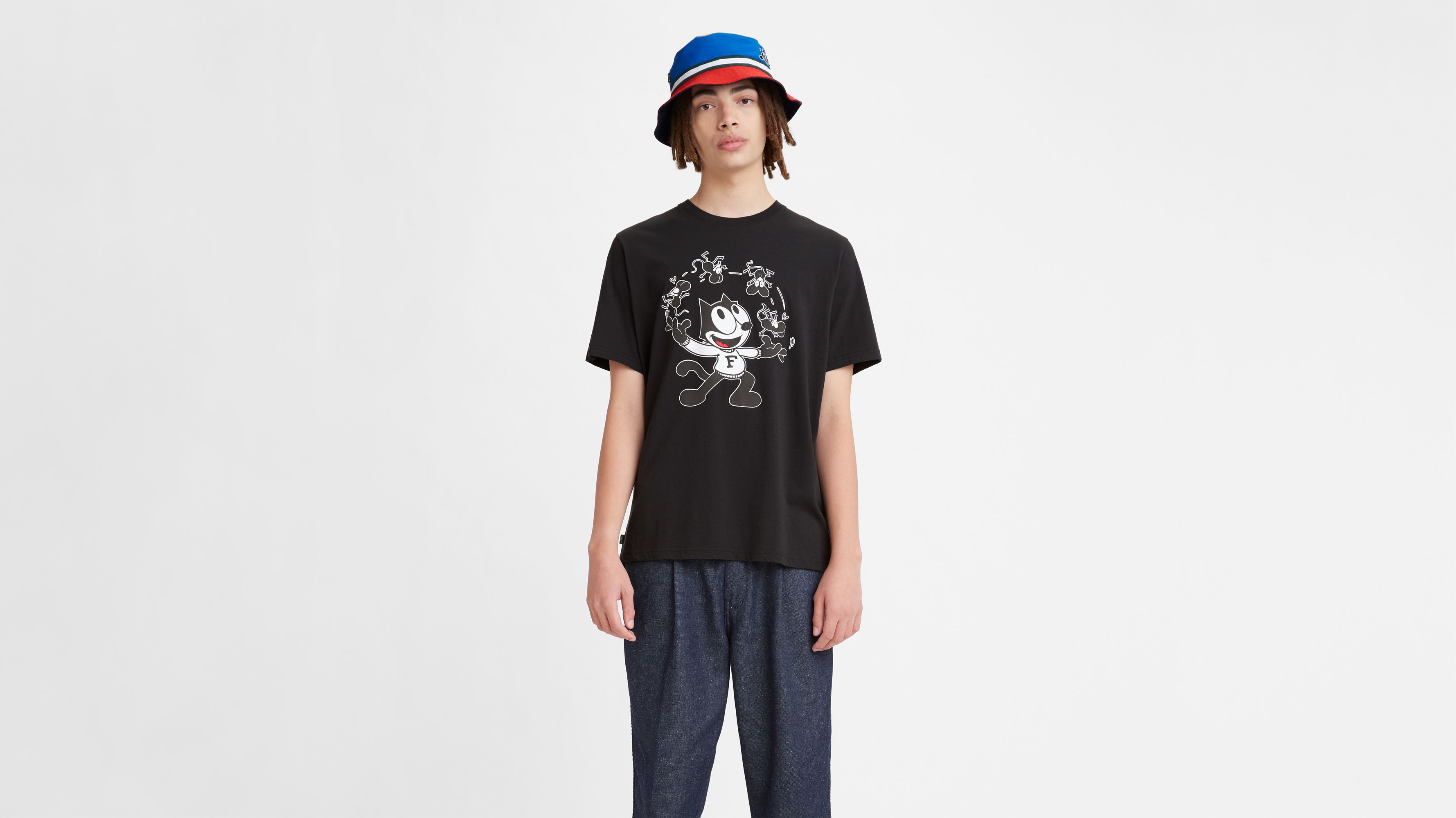 Levi's® X Felix The Cat™ Relaxed T-shirt - Black | Levi's® US