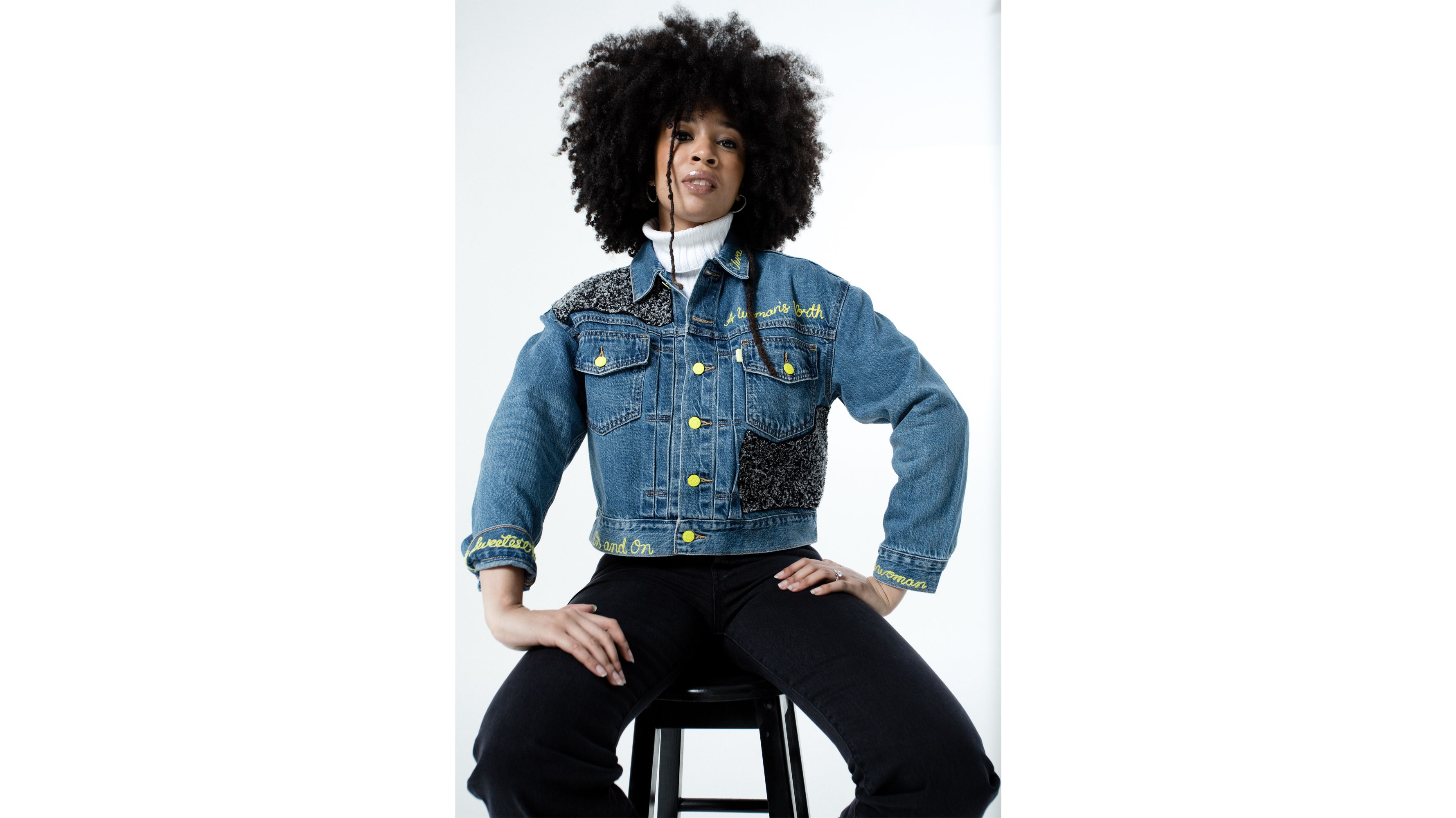 Levi's® X Marrisa Wilson Ny New Heritage Trucker Jacket Medium Wash