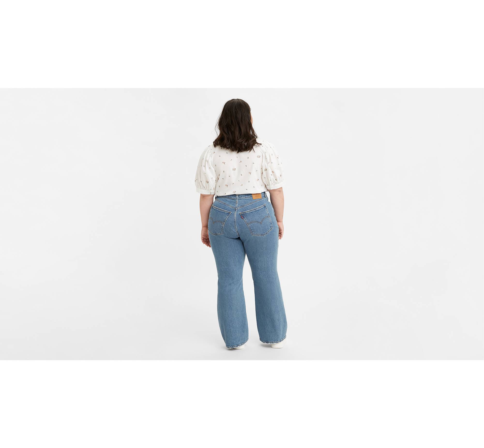 70's High Rise Flare Women's Jeans (plus Size) - Dark Wash | Levi's® US