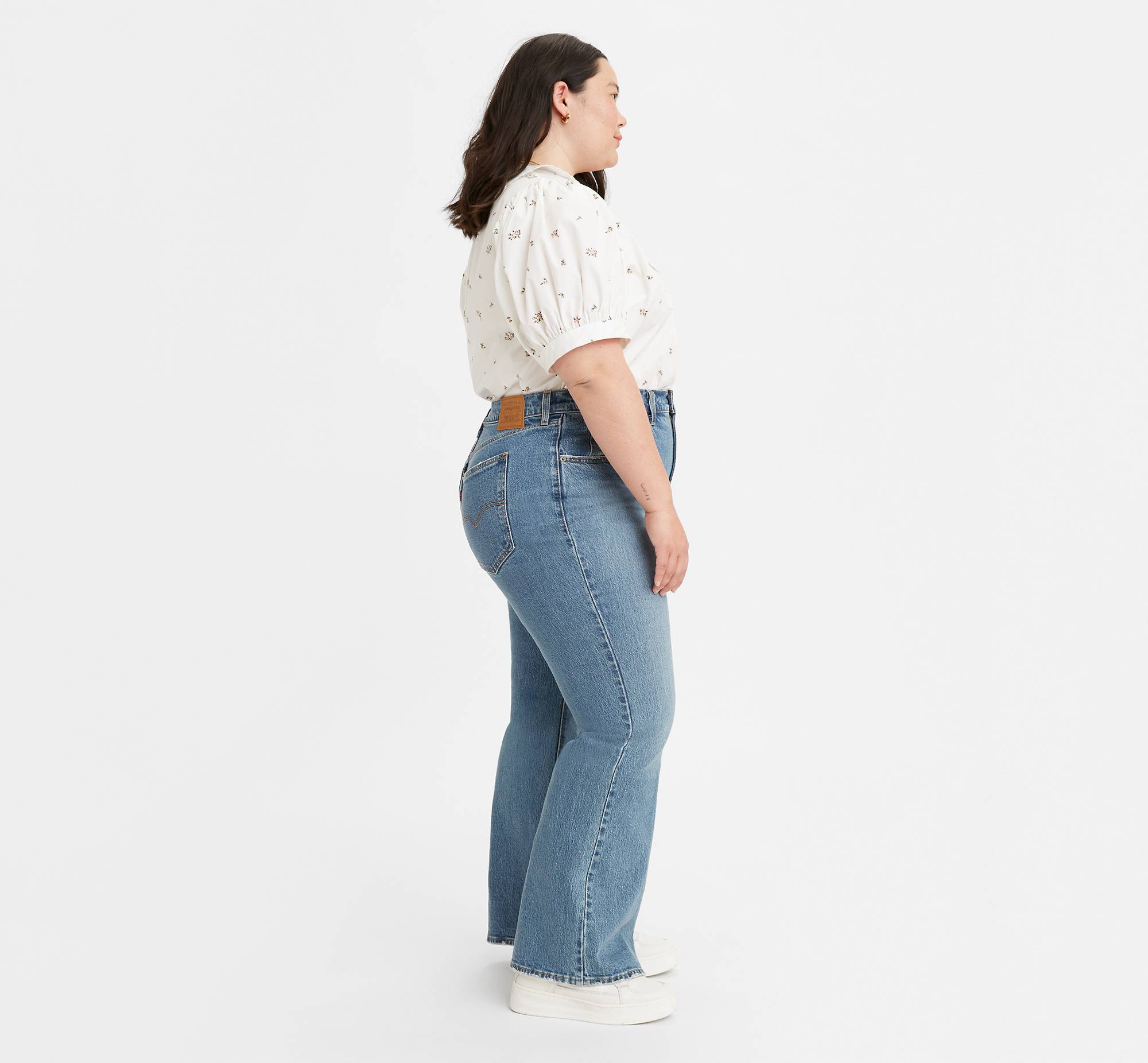 70's High Rise Flare Women's Jeans (plus Size) - Dark Wash | Levi's® US
