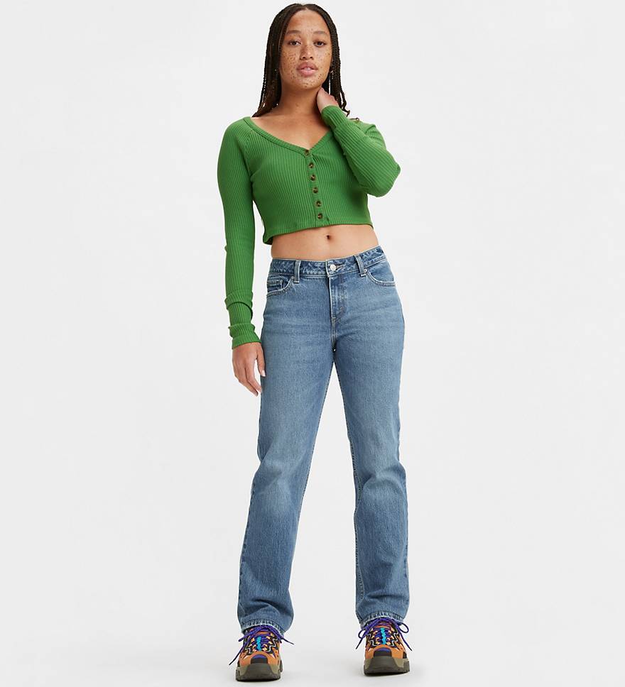 Low Pitch Straight Fit Women's Jeans - Medium Wash | Levi's® US