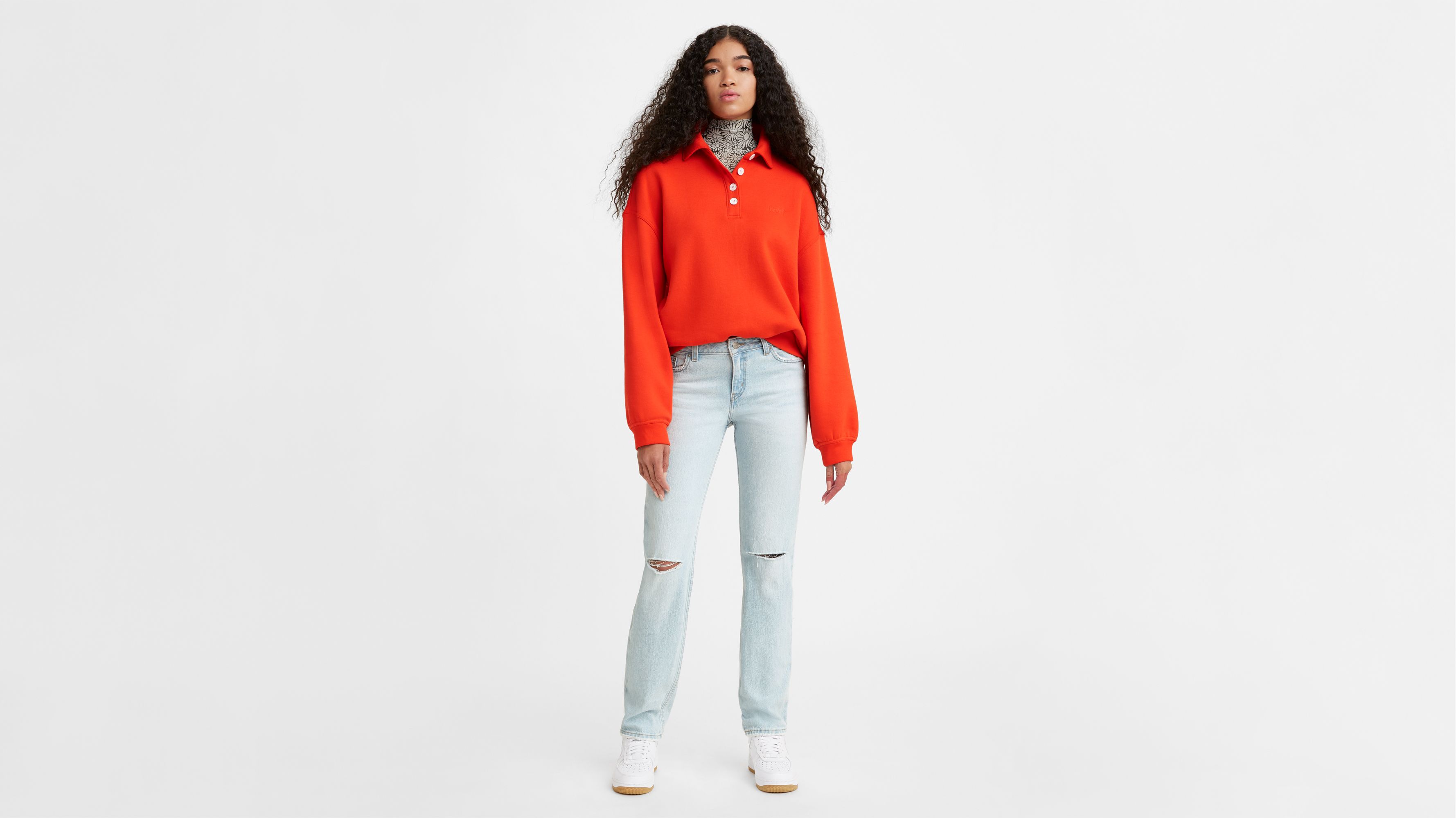 Low Pitch Straight Fit Women's Jeans - Light Wash | Levi's® US