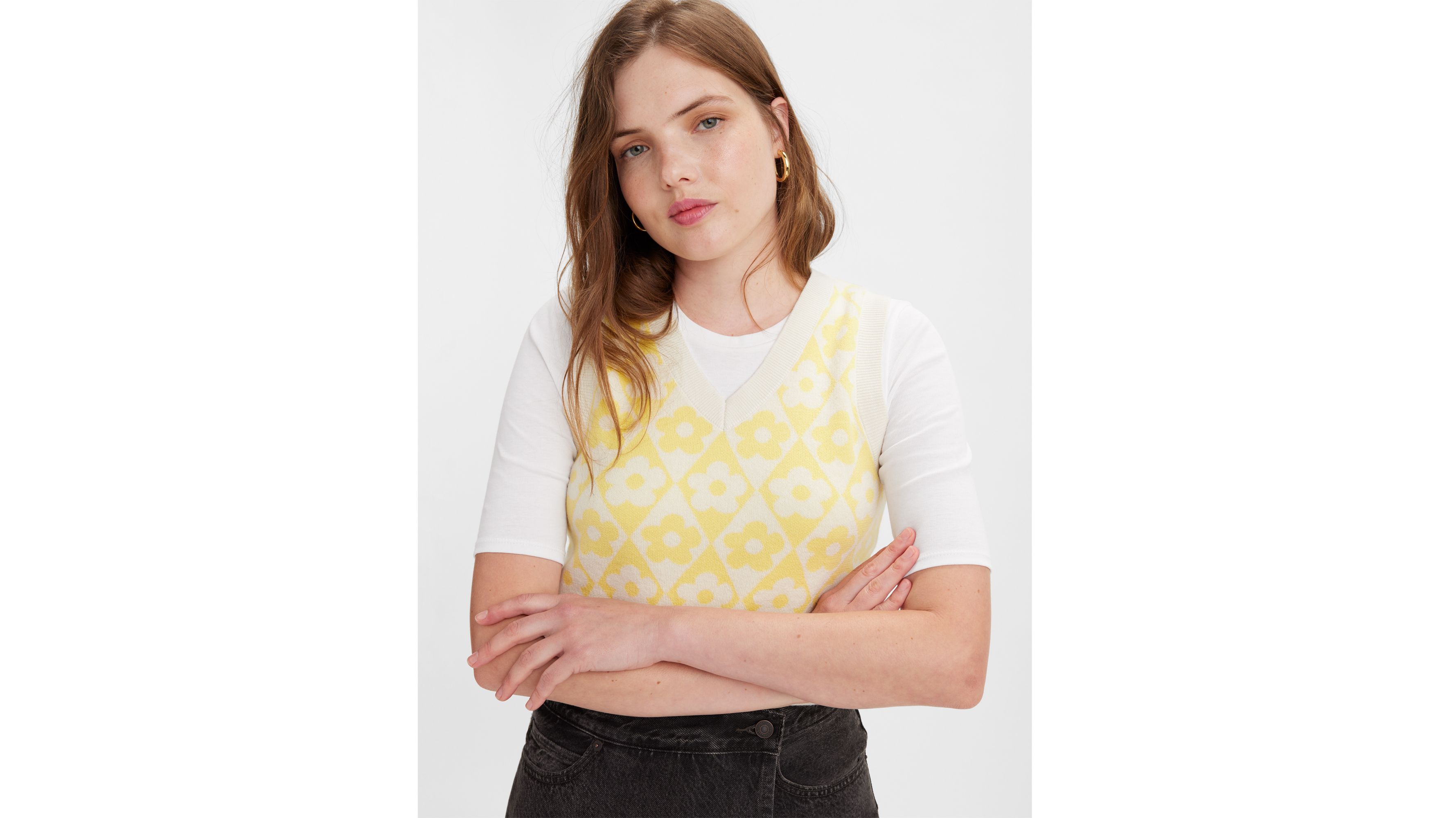 Shelly Sweater Vest - Yellow | Levi's® US