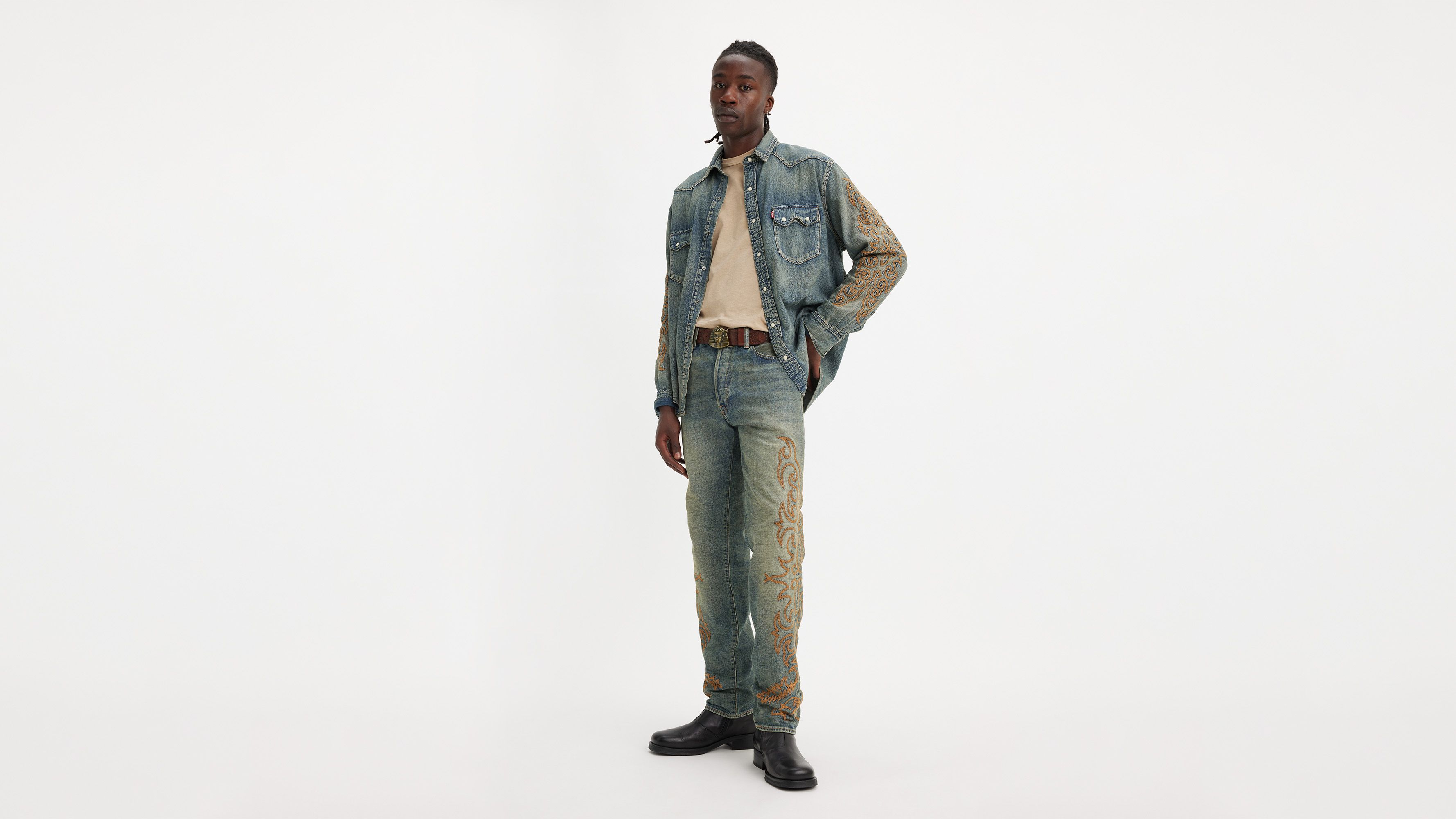 Levi's® x Denim Tears Western Stitch 501® Jeans