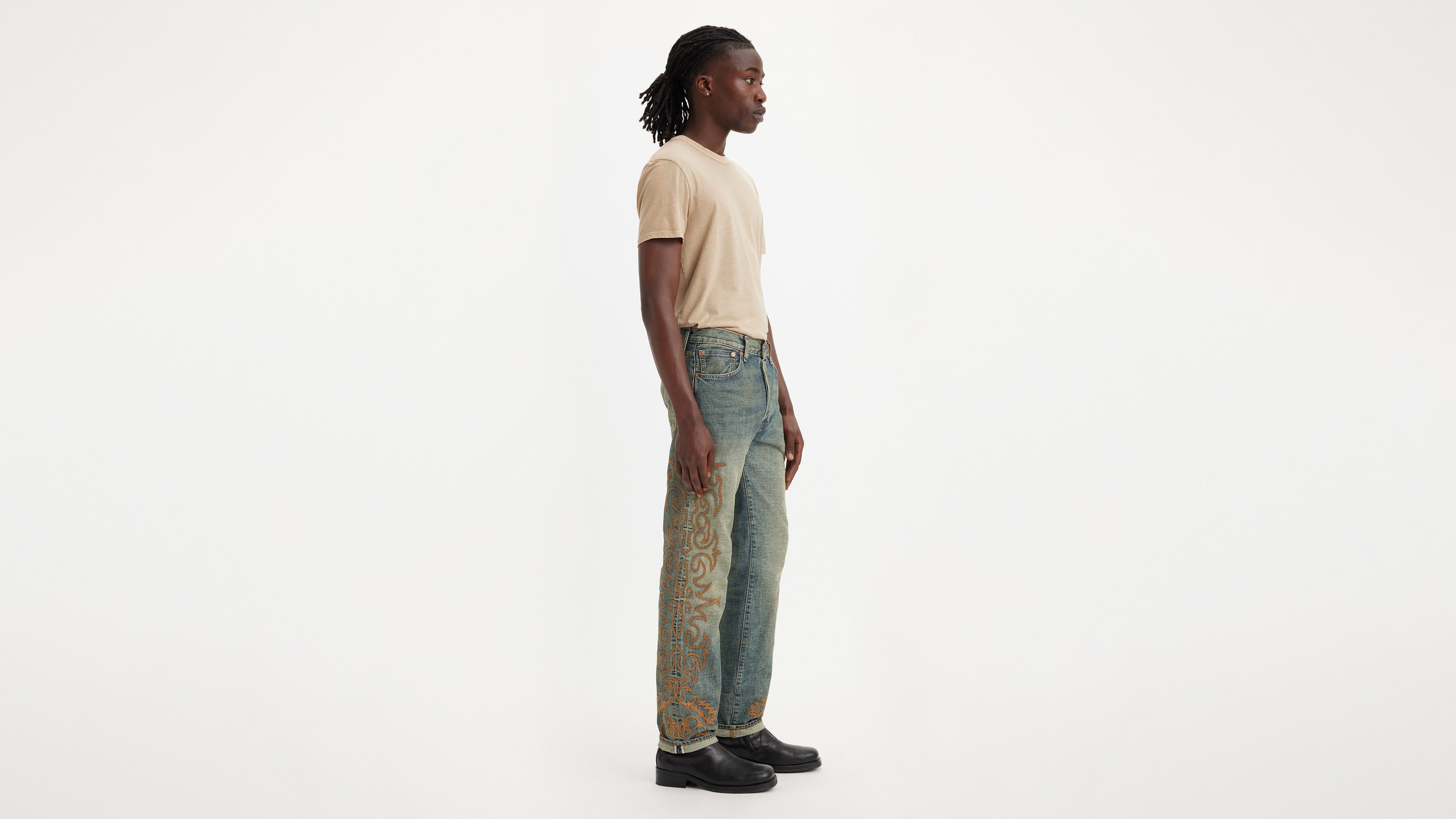 Levi's® X Denim Tears Western Stitch 501® Jeans - Medium Wash 