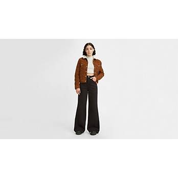 High Waist Flared Brown Jeans Women In Khaki, Black, And Brown Perfect For  Clothing And Trousers 210616 From Lu02, $24.59
