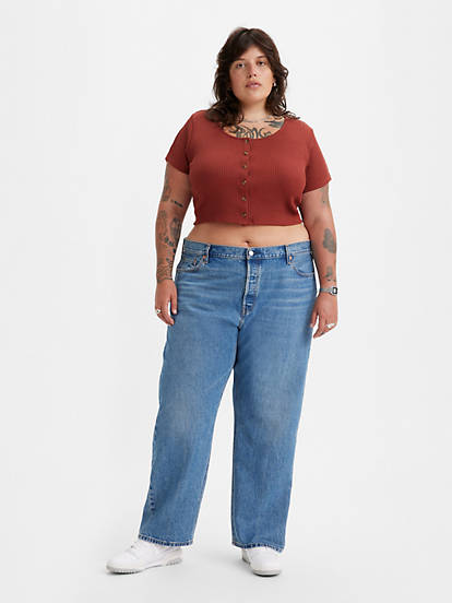 Introducir 52+ imagen plus size levi’s women’s jeans