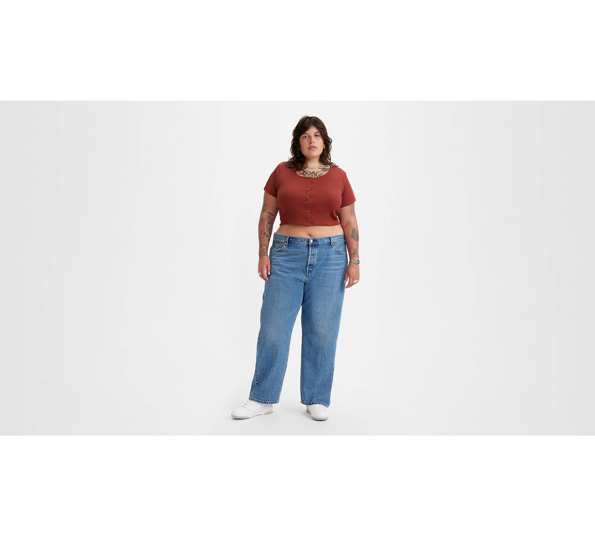 '90s Women's Jeans (plus Size) - Medium Wash US