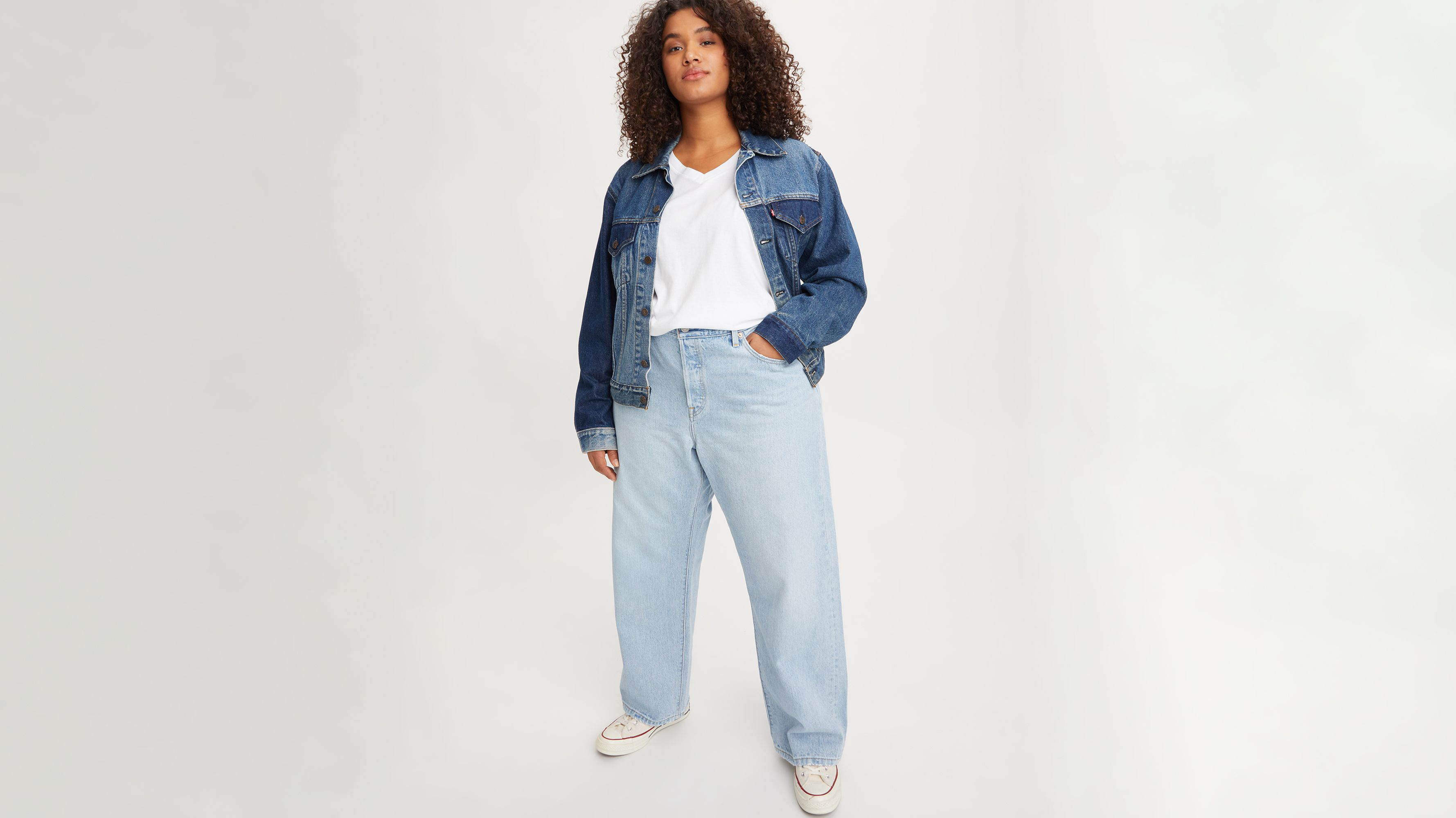 LEVI’S / 90's 501 USA BIG SIZE denim 501® '90s Women's Jeans (plus Size) - Light Wash | Levi's® US