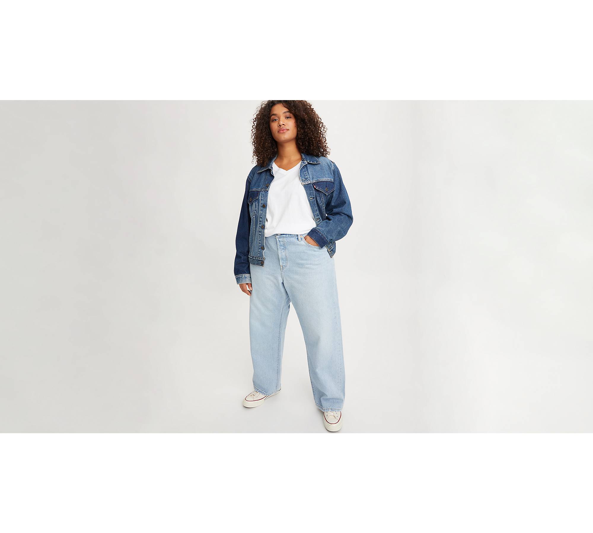 501® ‘90s Women's Jeans (plus Size) - Light Wash | Levi's® US