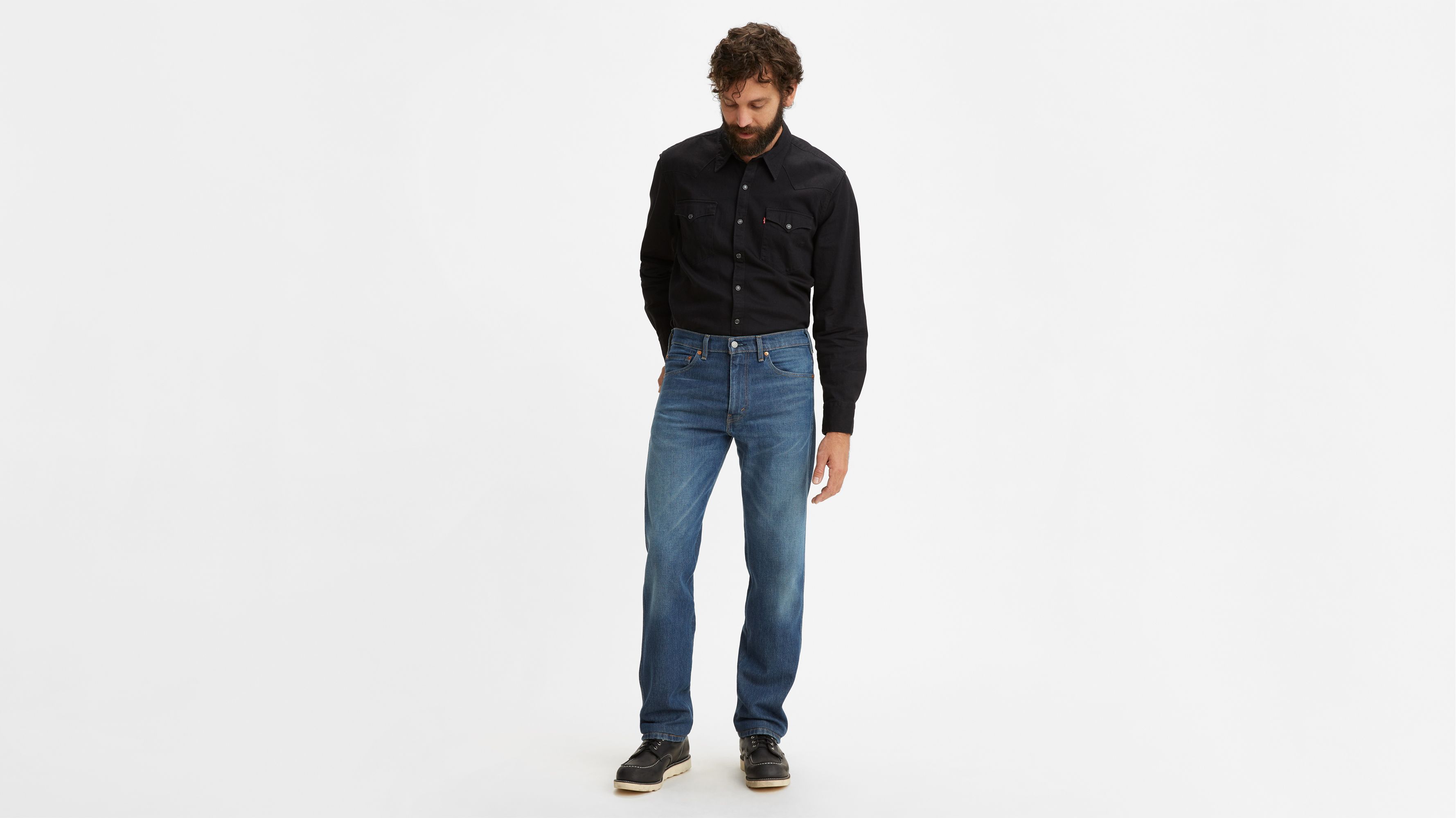 levi's relaxed fit bootcut jeans