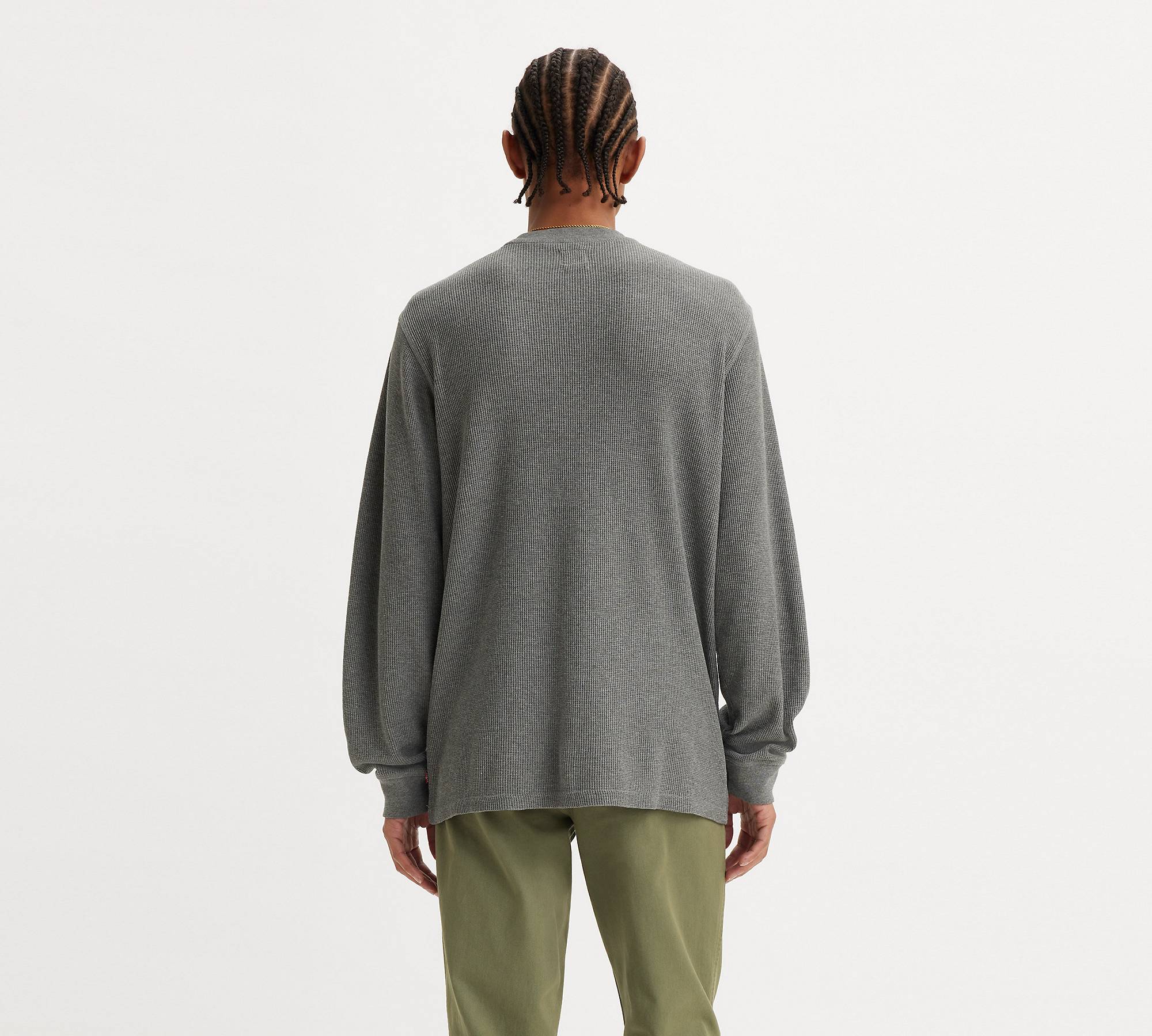 Long Sleeve Standard Fit Thermal Shirt - Grey | Levi's® US