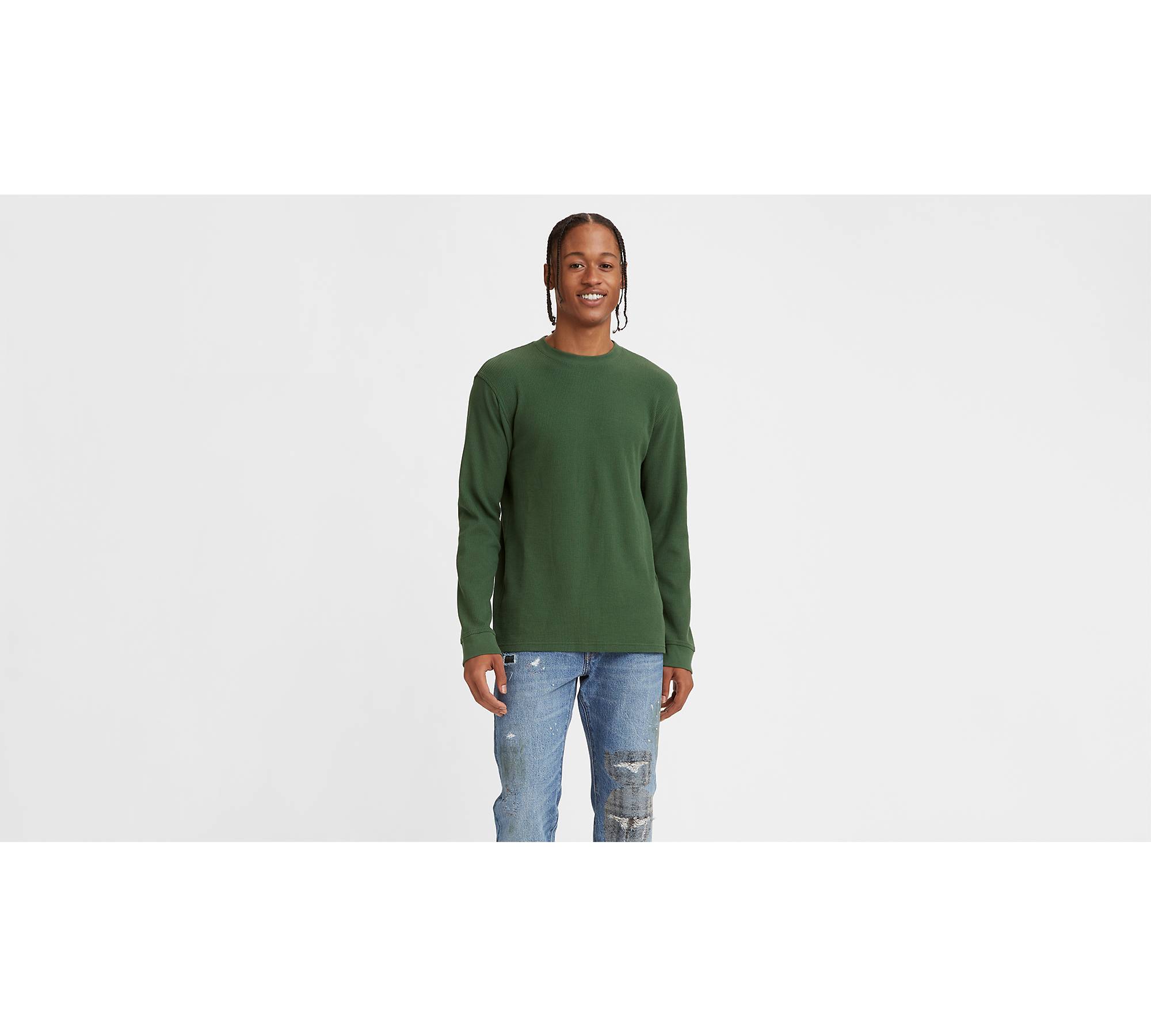 Thermal Long Sleeve - Green | Levi\'s® US T-shirt