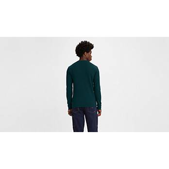Long Sleeve Standard Fit Thermal Shirt - Green | Levi's® US