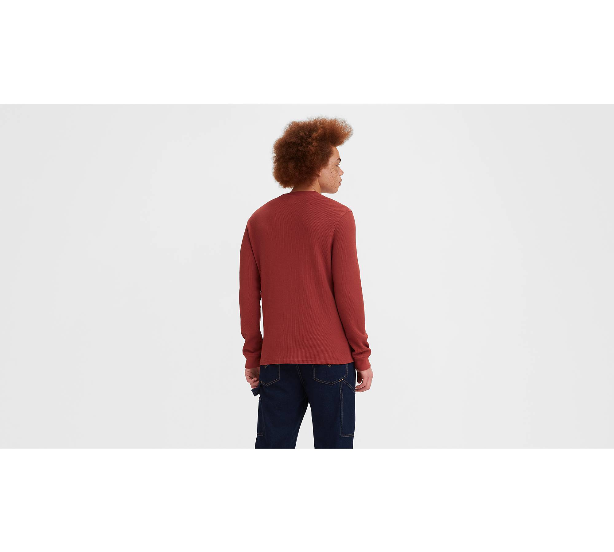 Long Sleeve Standard Fit Thermal Shirt - Red | Levi's® US