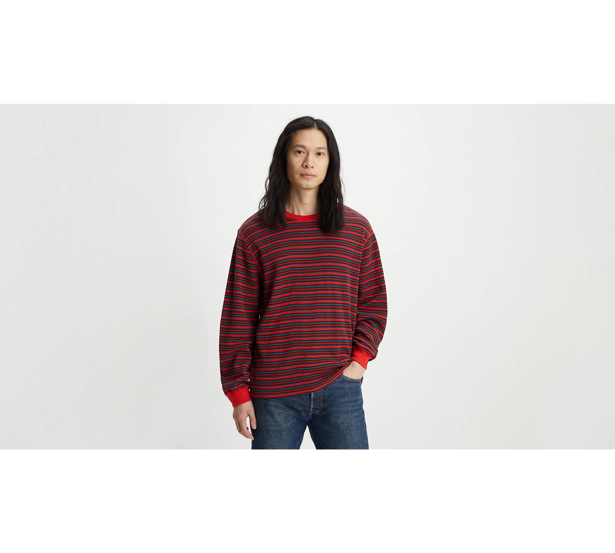 Long Sleeve Standard Fit Thermal Shirt - Multi-color