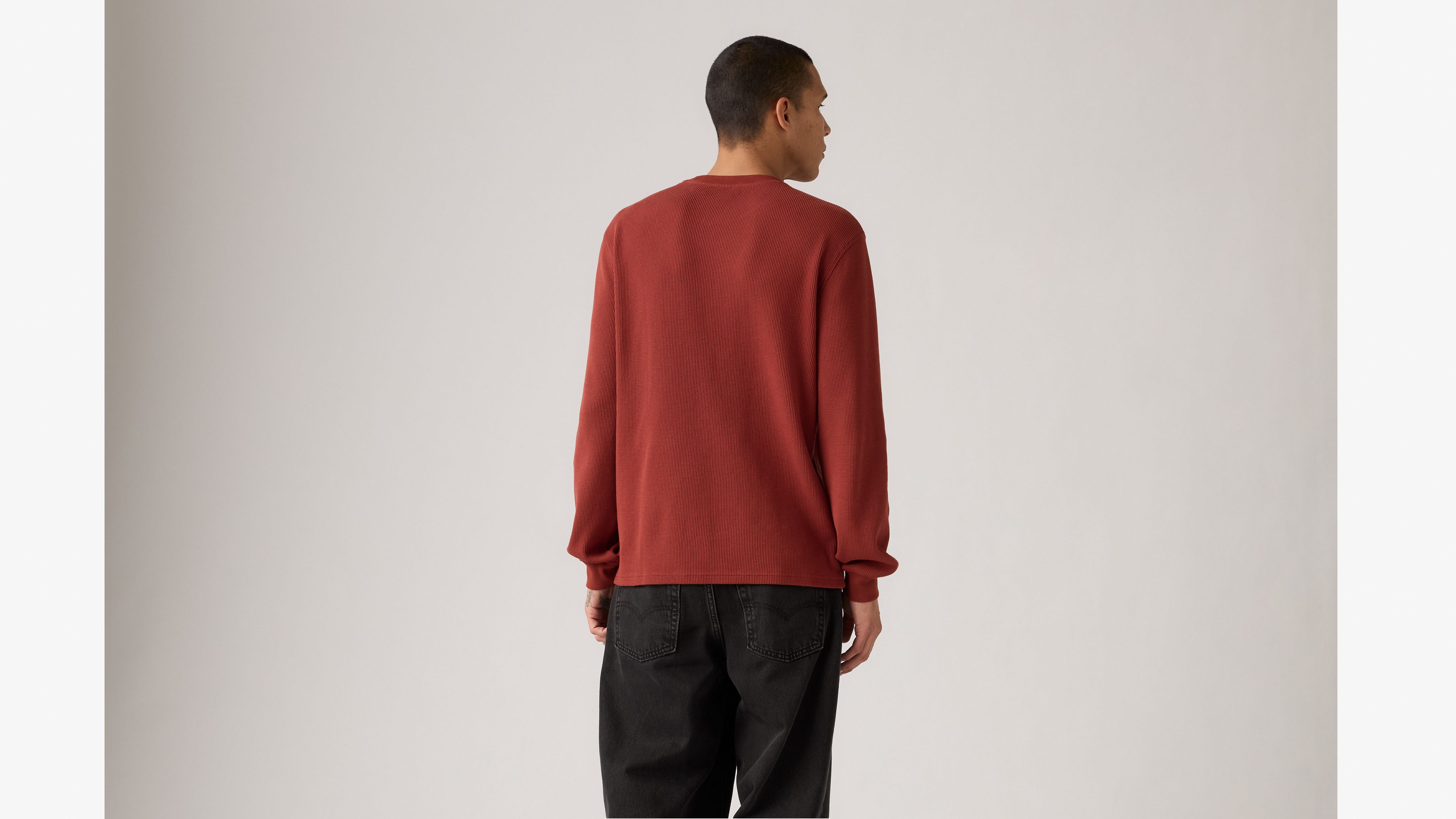 Long-sleeve Standard Fit Thermal Shirt - Red | Levi's® US