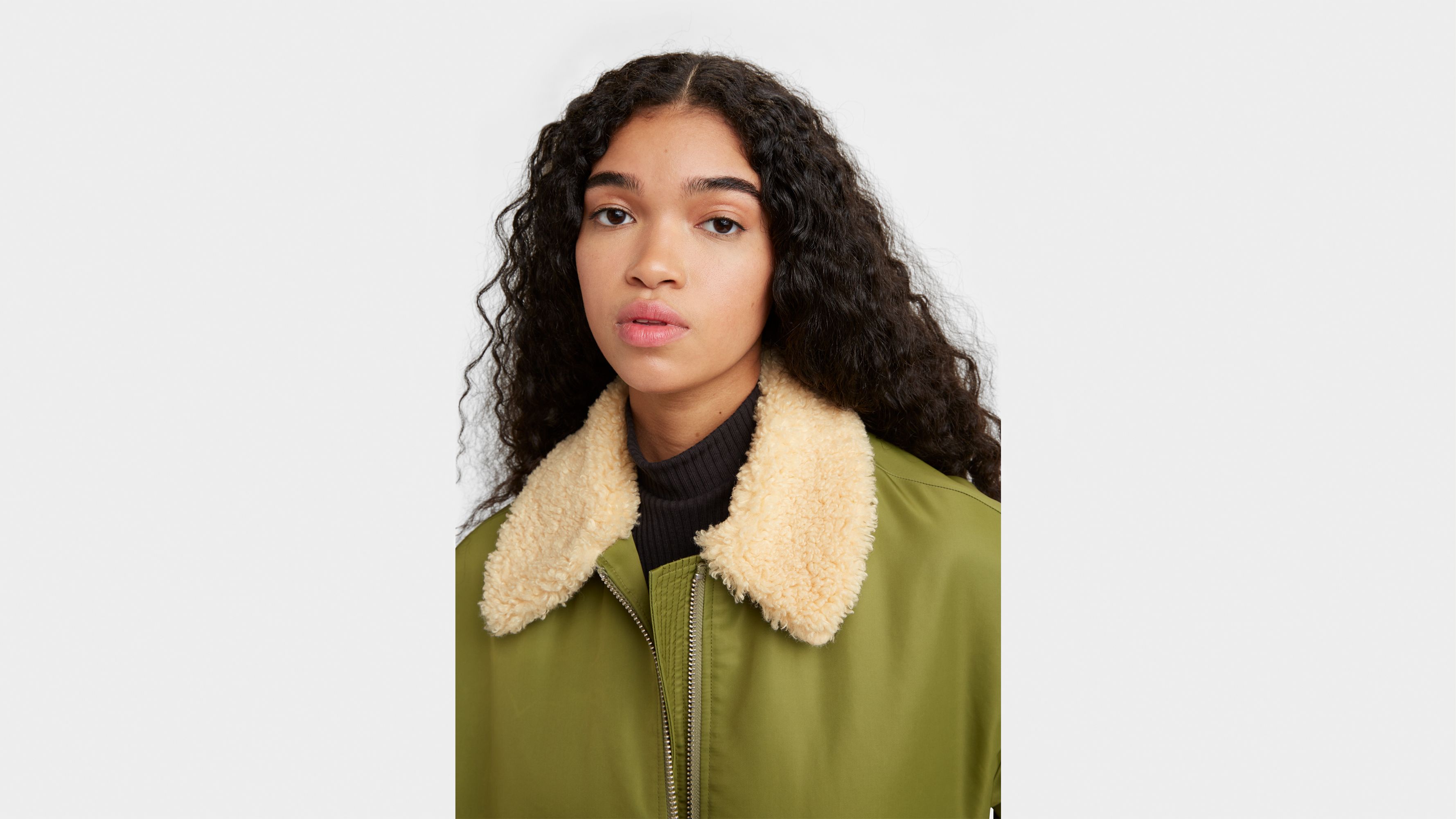 Elise Retro Bomber Jacket - Green | Levi's® US