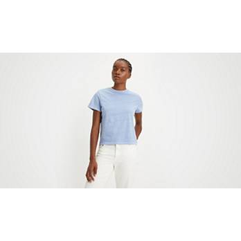 Classic Cotton T-shirt - Lichen Blue