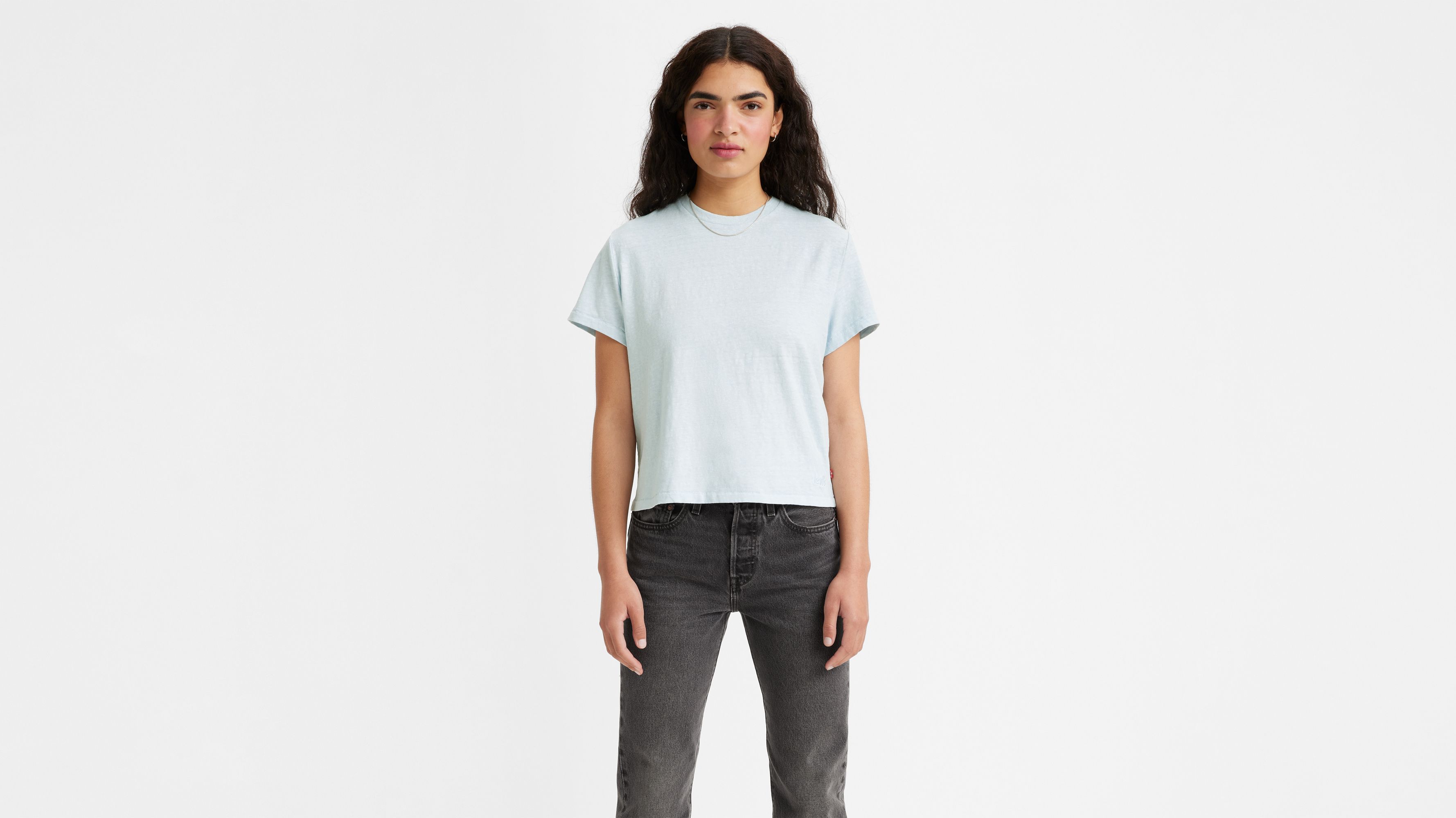 Tee shirt discount levis bleu femme