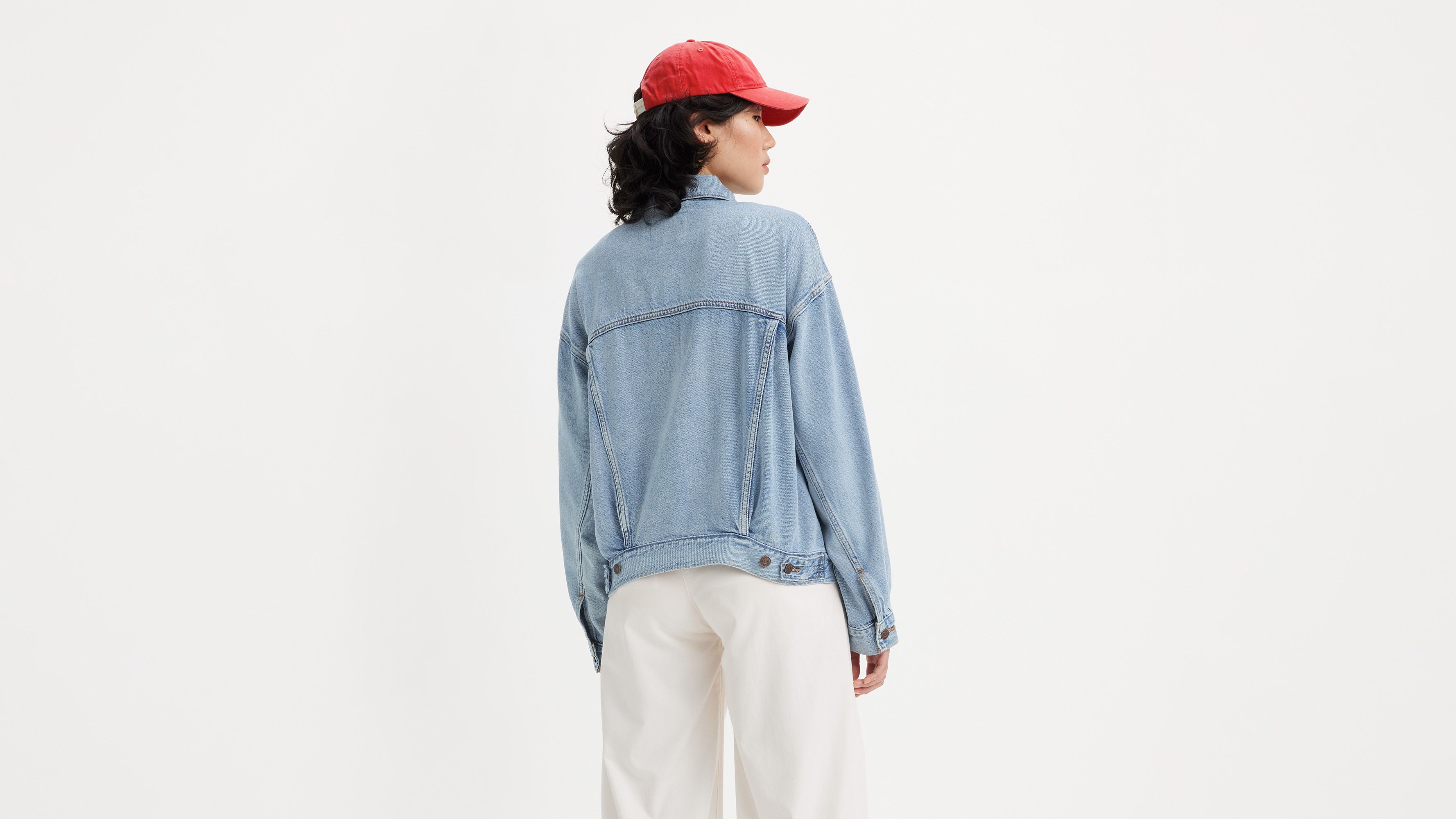 Levi's 90s Trucker Light Wash Denim Jacket In Worn In Indigo