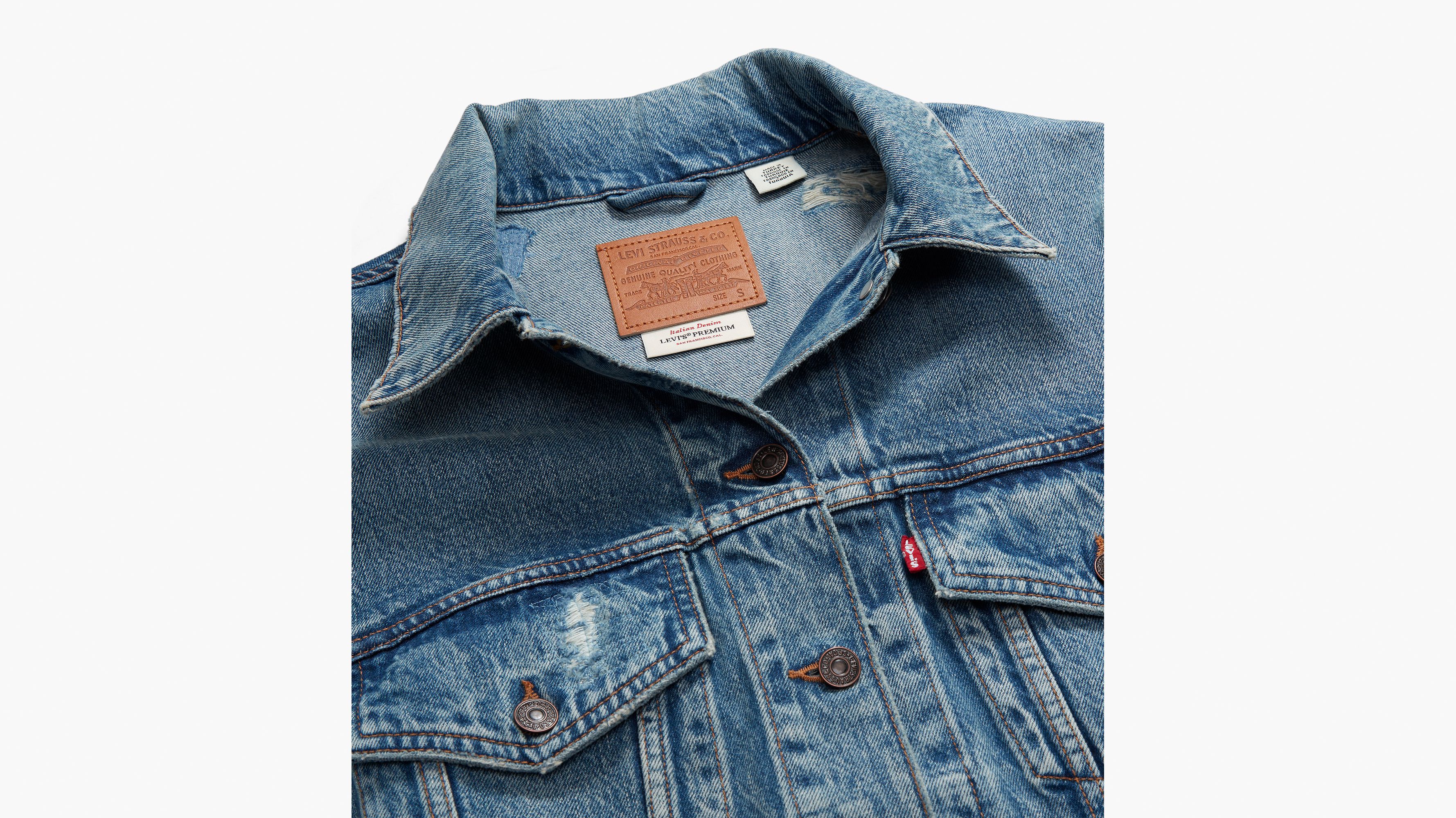 Jaqueta Jeans Levi's® 90s Trucker Com Pedrarias A17430033