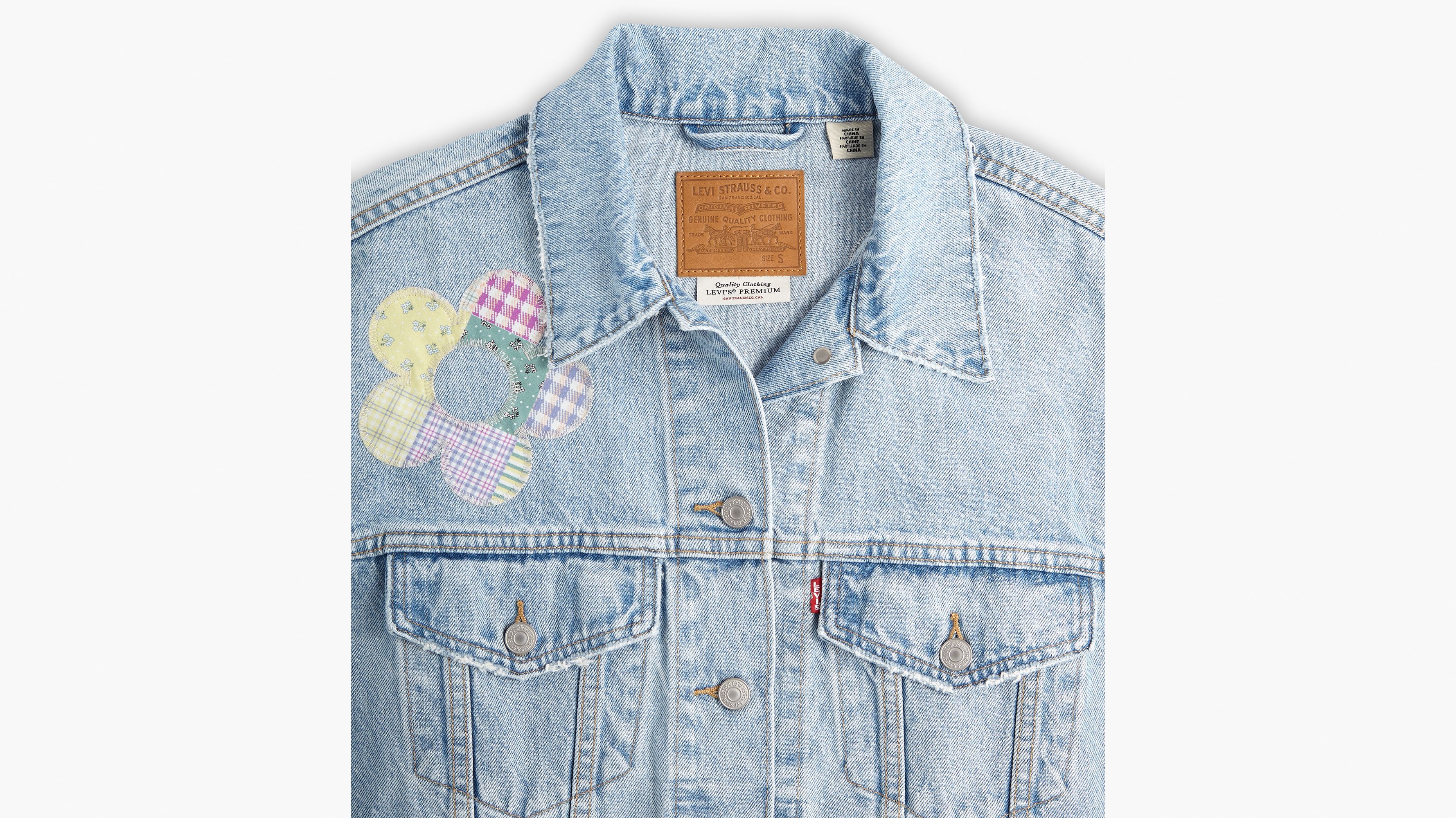 Levi's denim trucker dress clearance