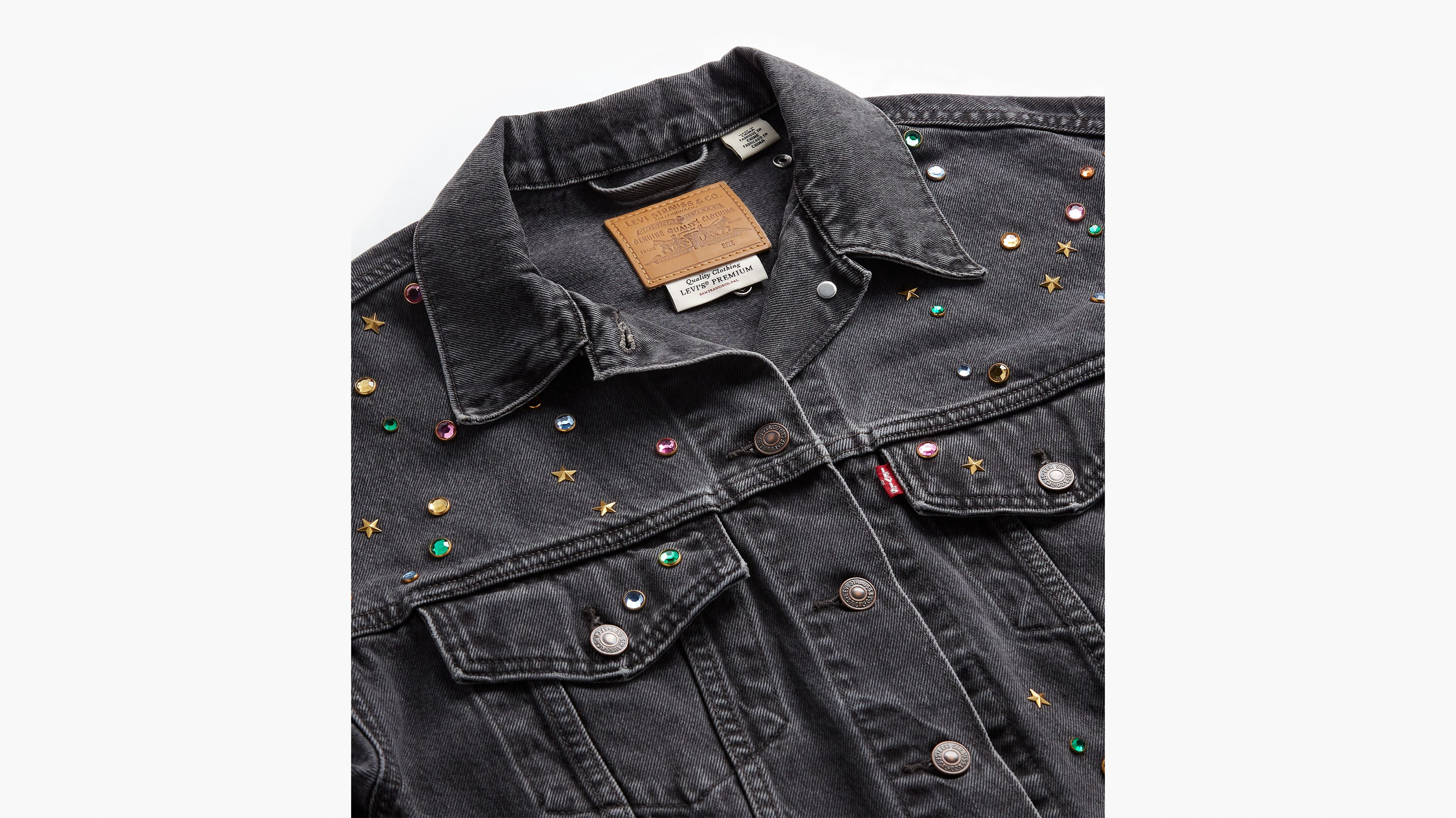 Levis on sale studded jacket