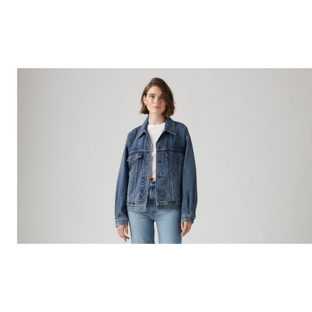 Levi's Xl Trucker Jacket In Blue