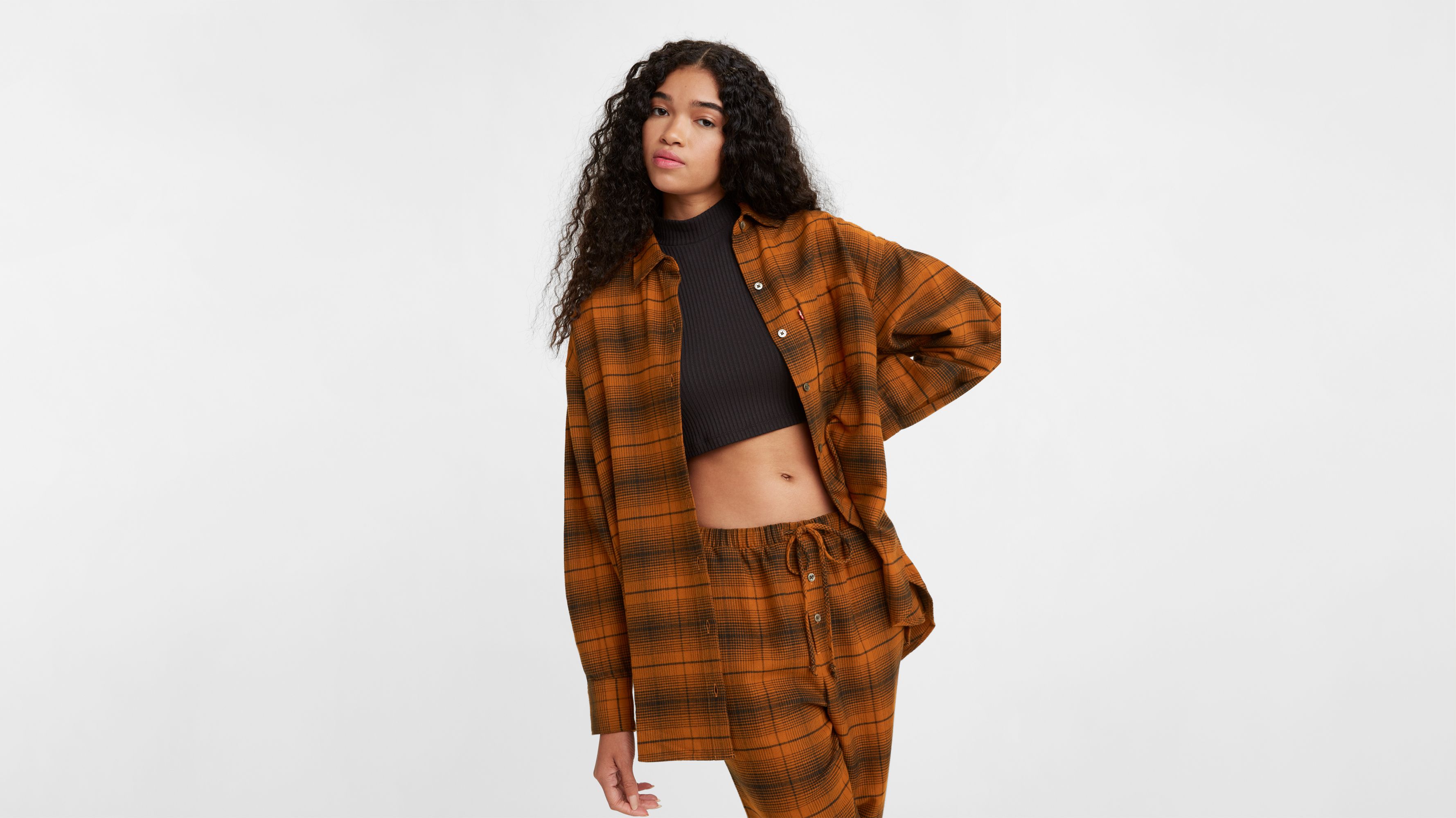 Silvie Button-Up Flannel Shirt 1