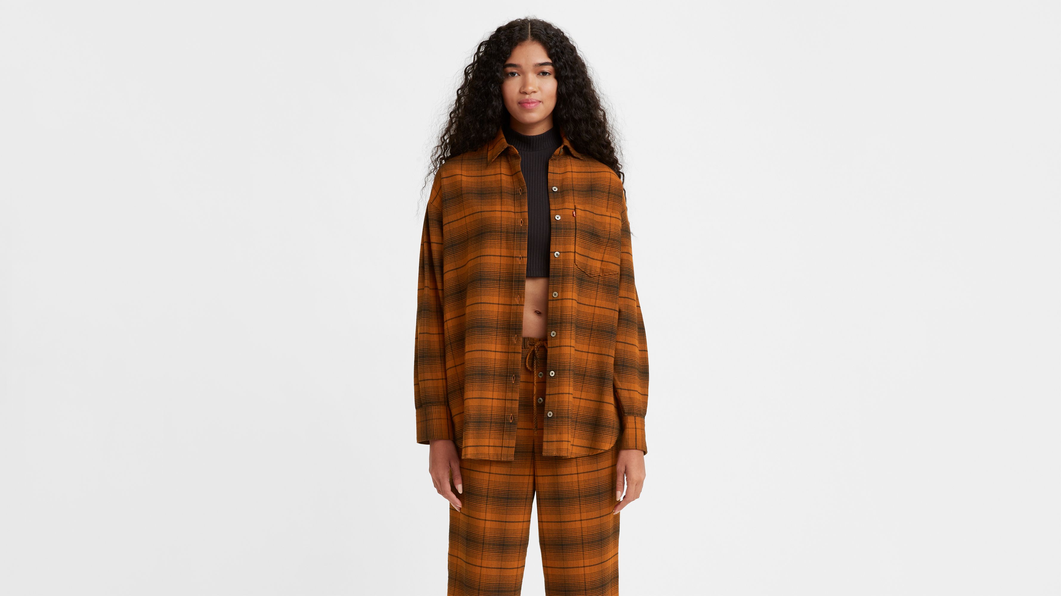 Silvie Button-Up Flannel Shirt 2