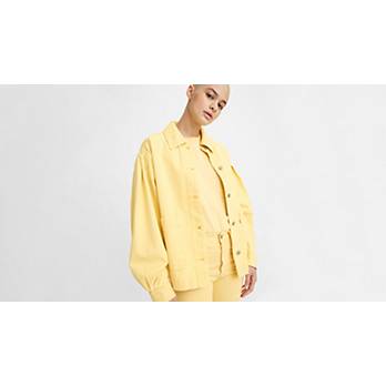 Esther Modern Cotton Jacket - Yellow | Levi's® US