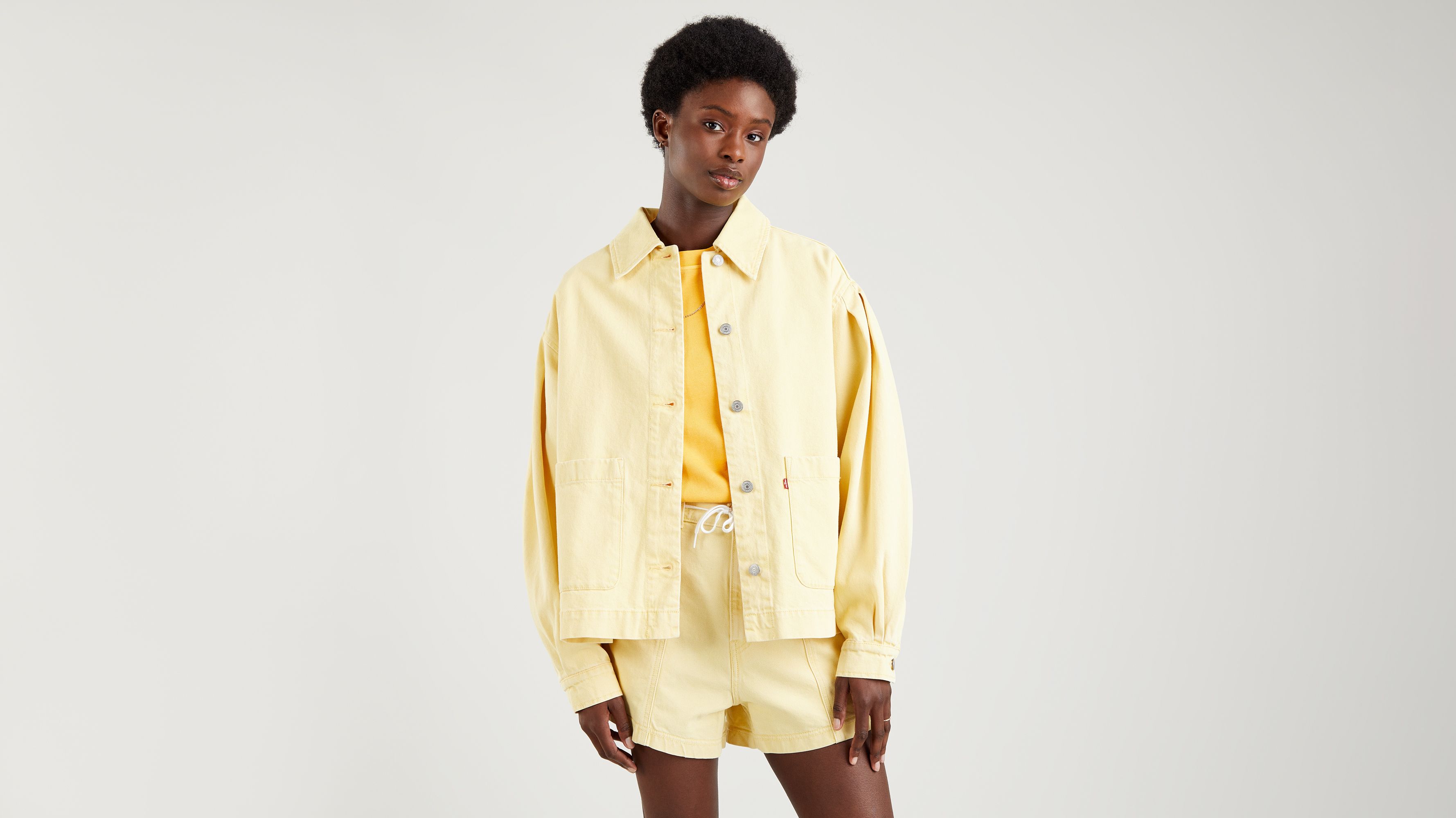 Esther Modern Cotton Jacket - Yellow | Levi's® XK
