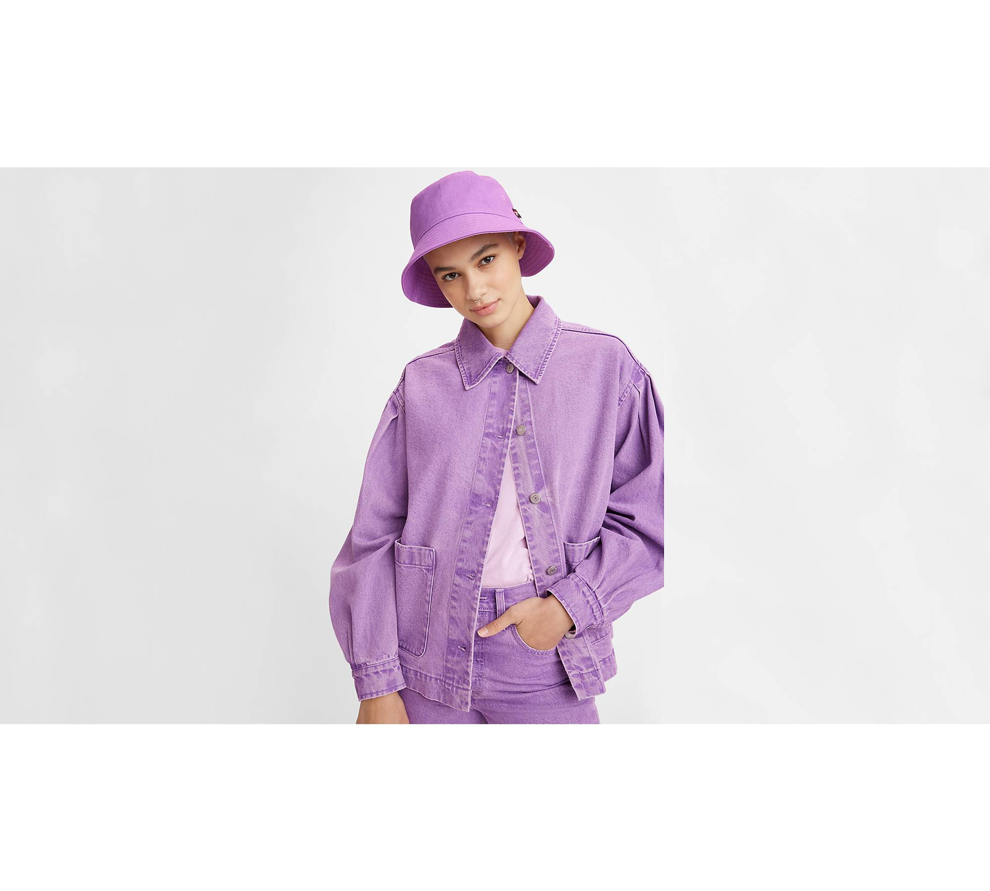 Esther Modern Cotton Purple US - Jacket Levi\'s® 