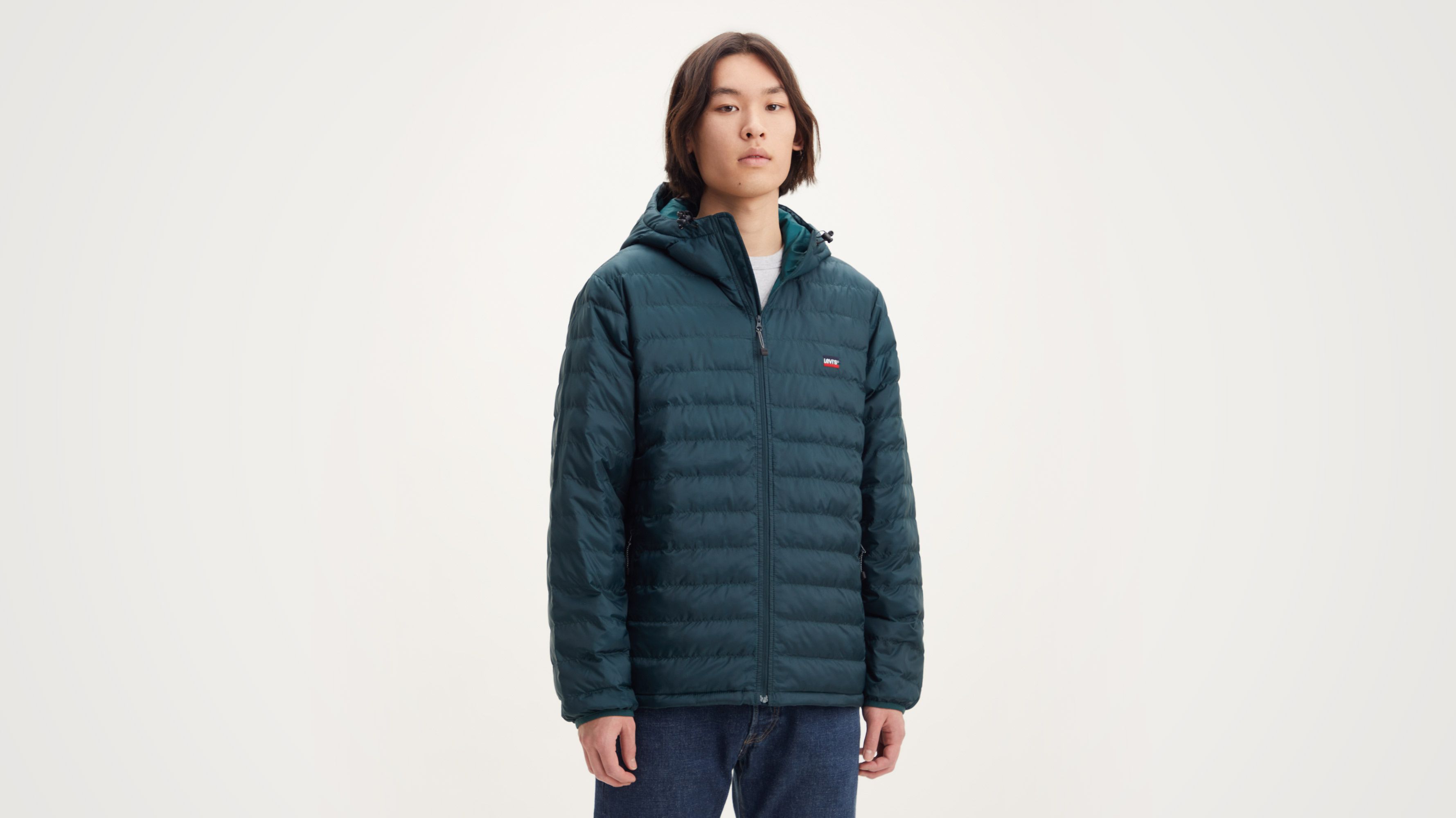 Presidio Packable Hooded Jacket Green Levi's® AL